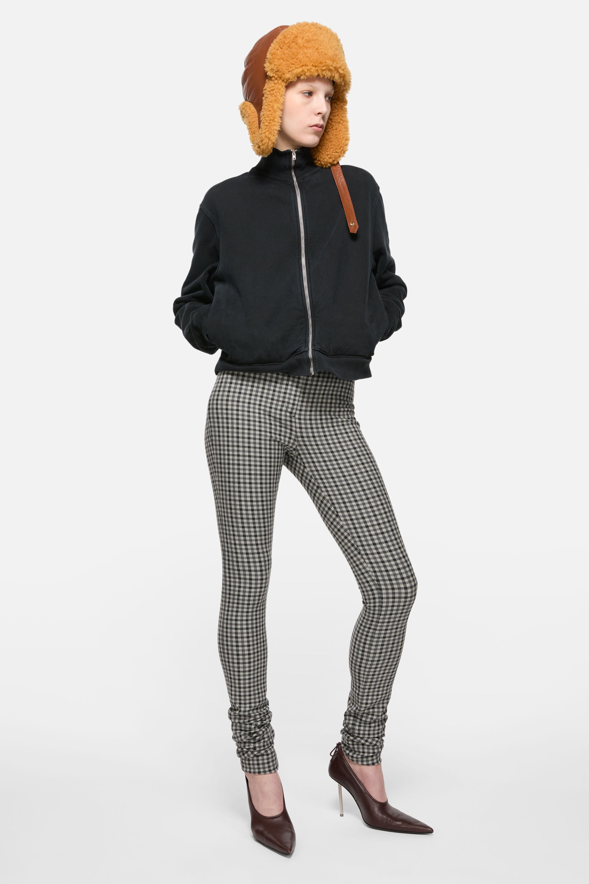 Zip-up sweatshirt - Faded black - 2