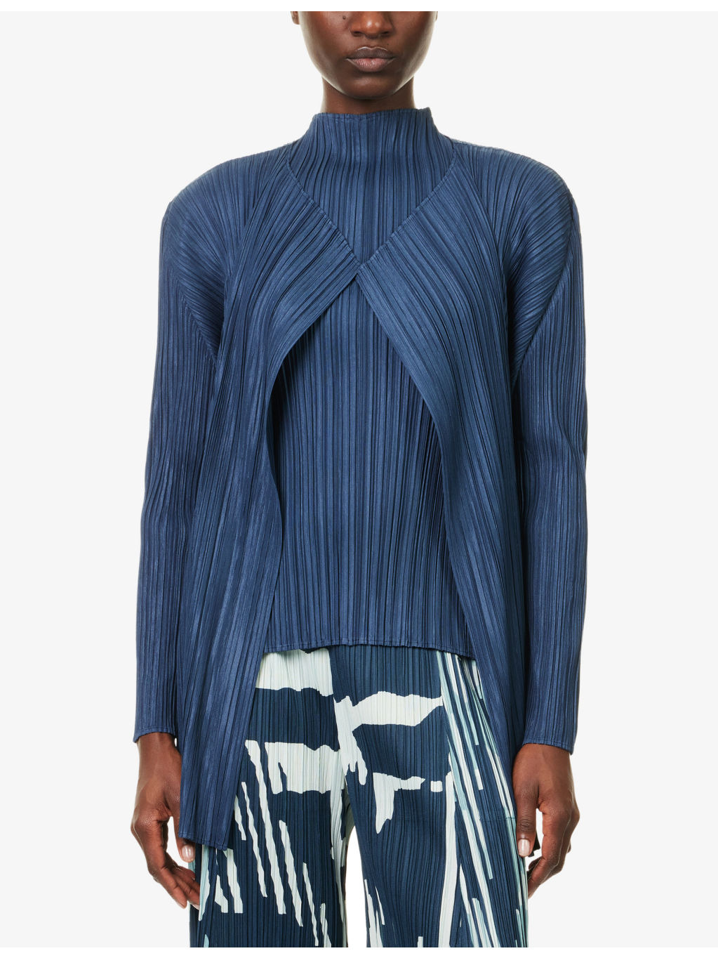 Mellow Pleats Knit Cardigan - 3