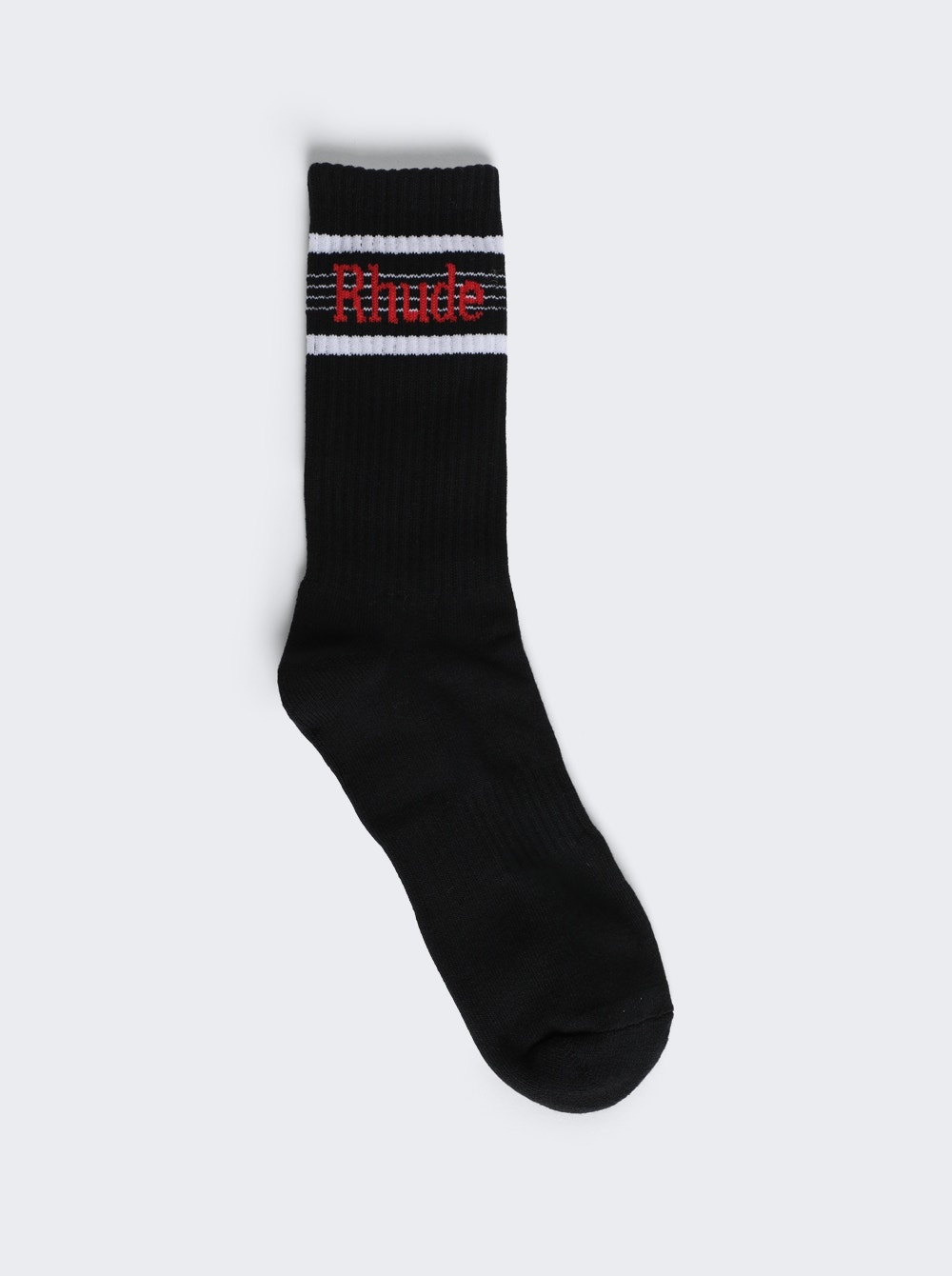 Speed Stripe Socks Black and Red - 2