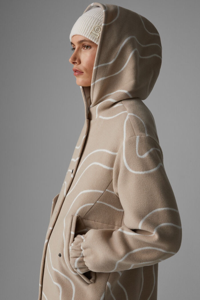 Janna Wool coat in Light beige - 4