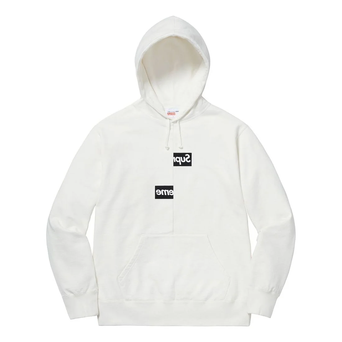 Supreme FW18 x COMME des GARCONS Shirt Split Box Hooded Sweatshirt SUP-FW18-402 - 1