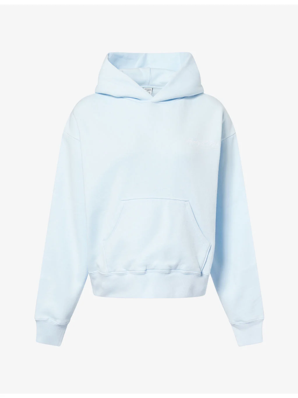 International Brand-Print Cotton Hoody - 1