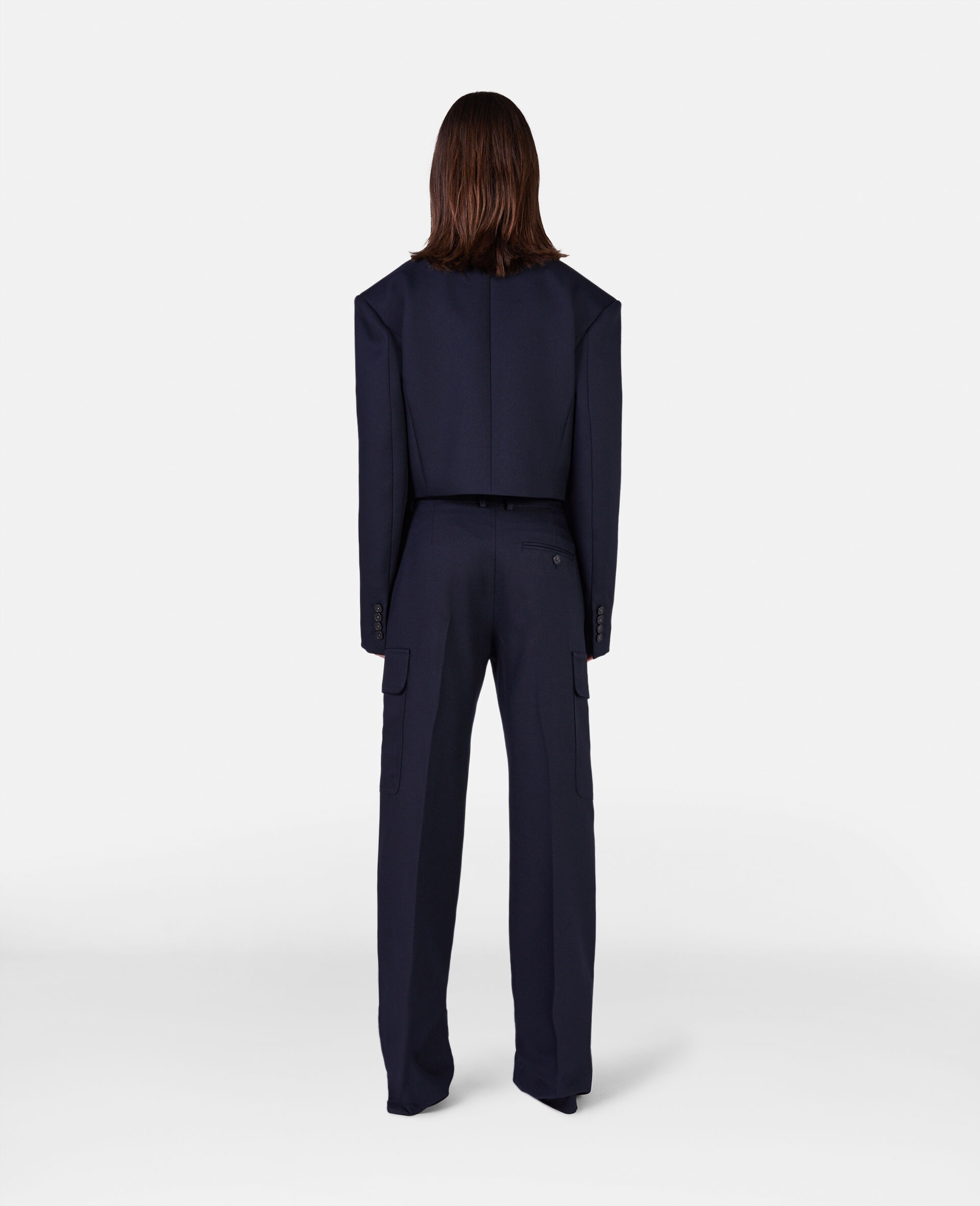 パンツ STELLA MCCARTNEY MIDNIGHT BLUE ALTER MAT CARGO PANT Stella McCartney Midnight Blue Alter Mat Cargo Pant – LOZURI®