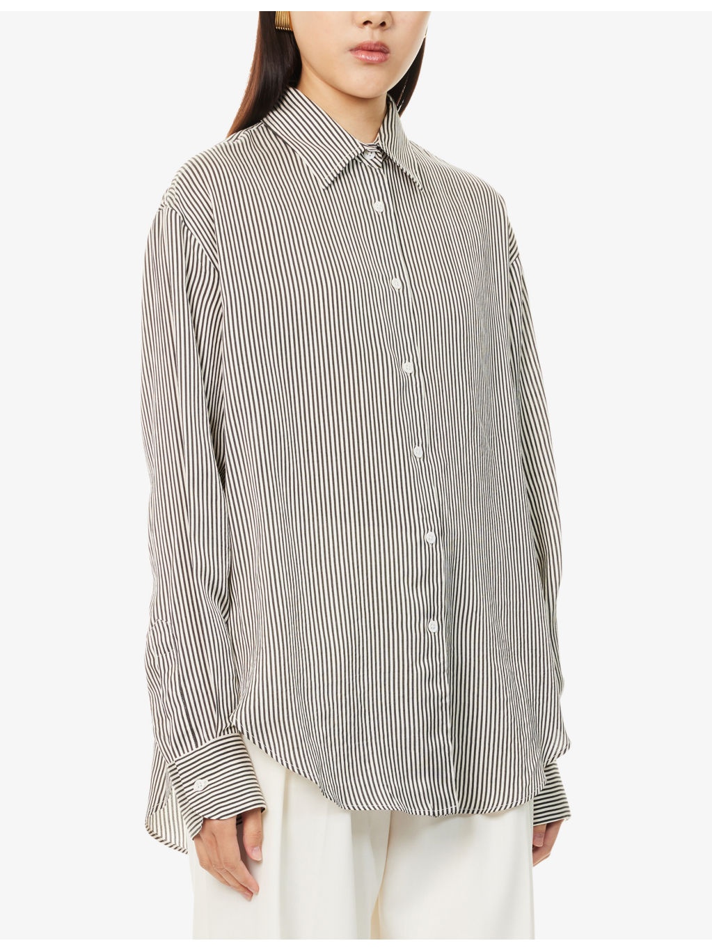 Lui Striped Woven Shirt - 3