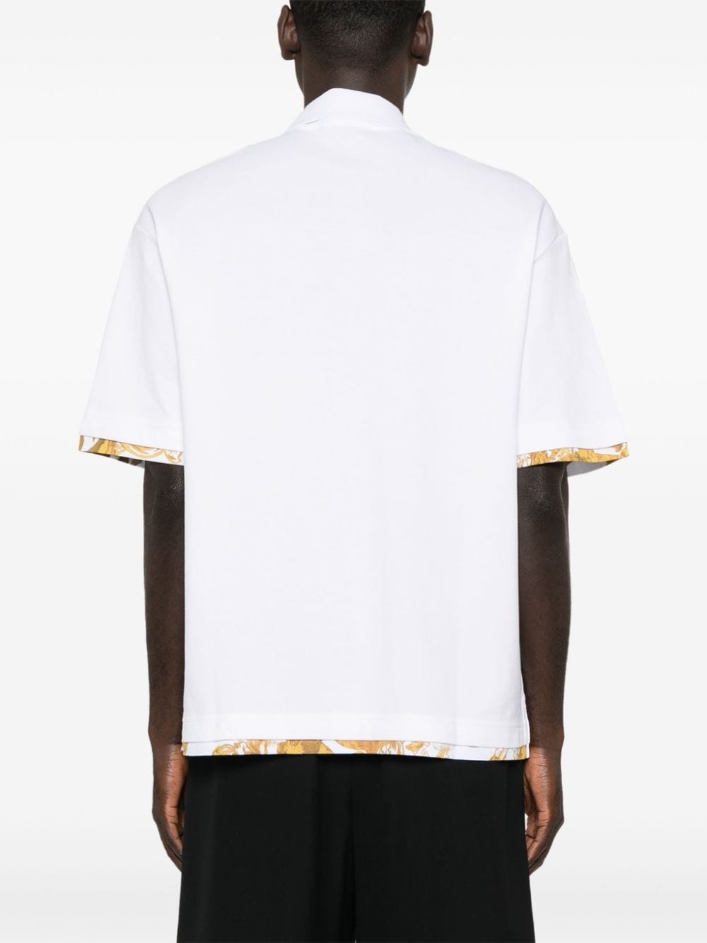 embroidered-logo polo shirt - 4