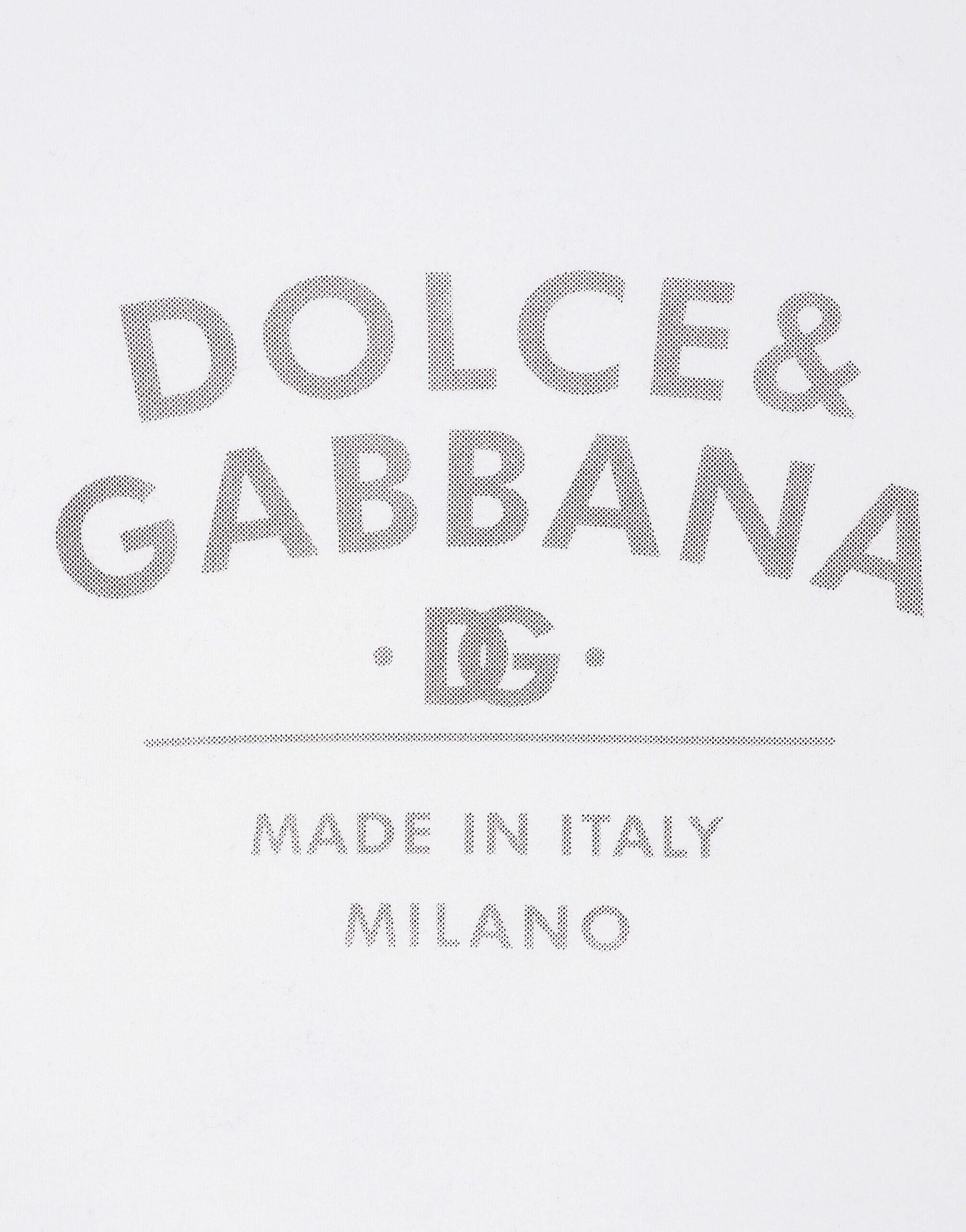 Jersey T-shirt with Dolce&Gabbana lettering - 4