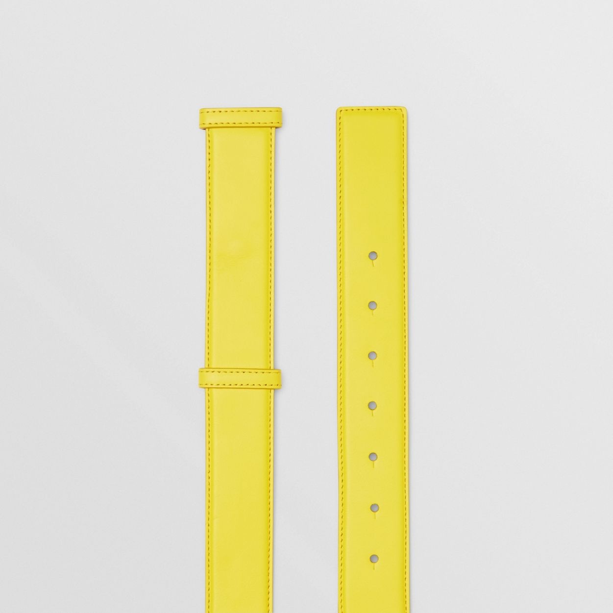 Double Monogram Motif Leather Belt - 6