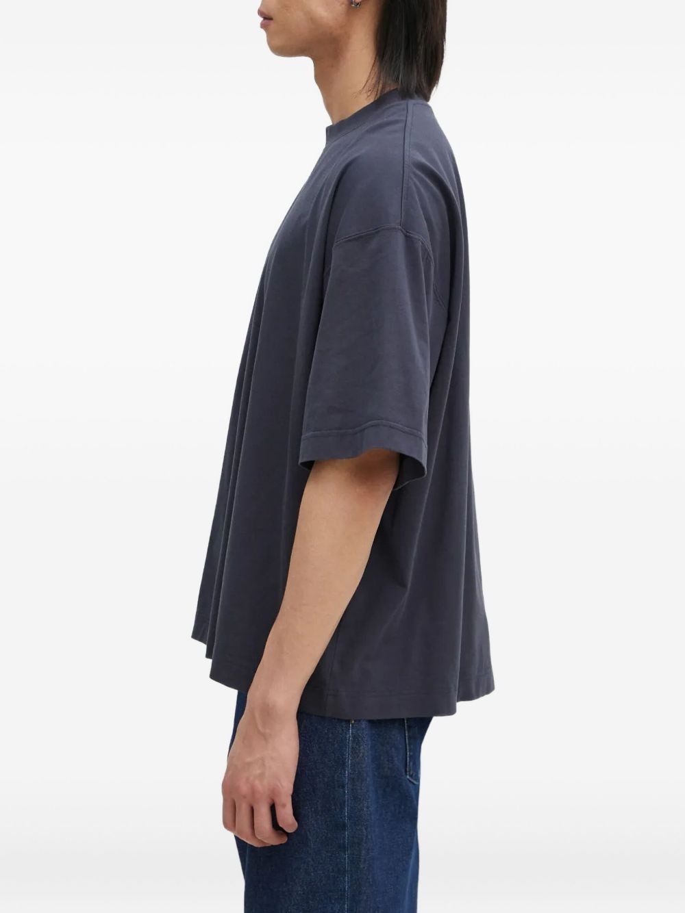 logo-embroidered T-shirt - 3