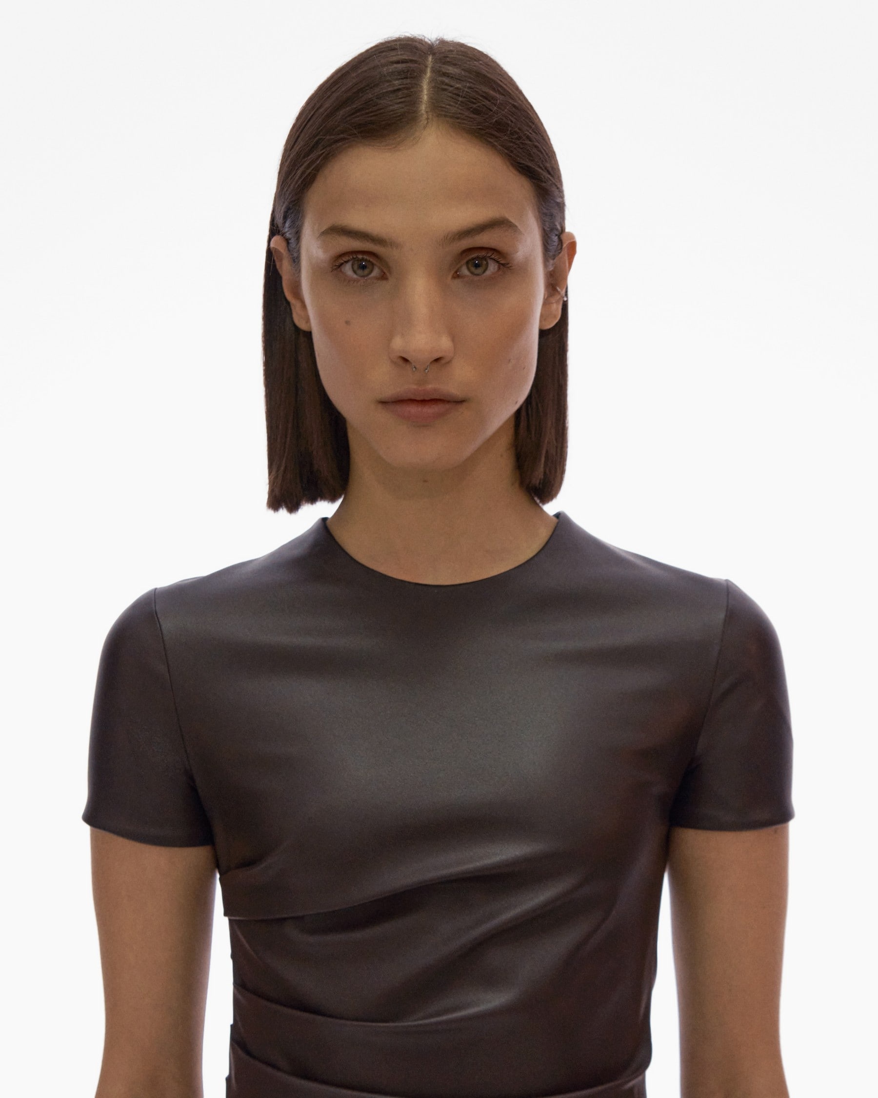 TWIST SHORT-SLEEVE DRESS - 7