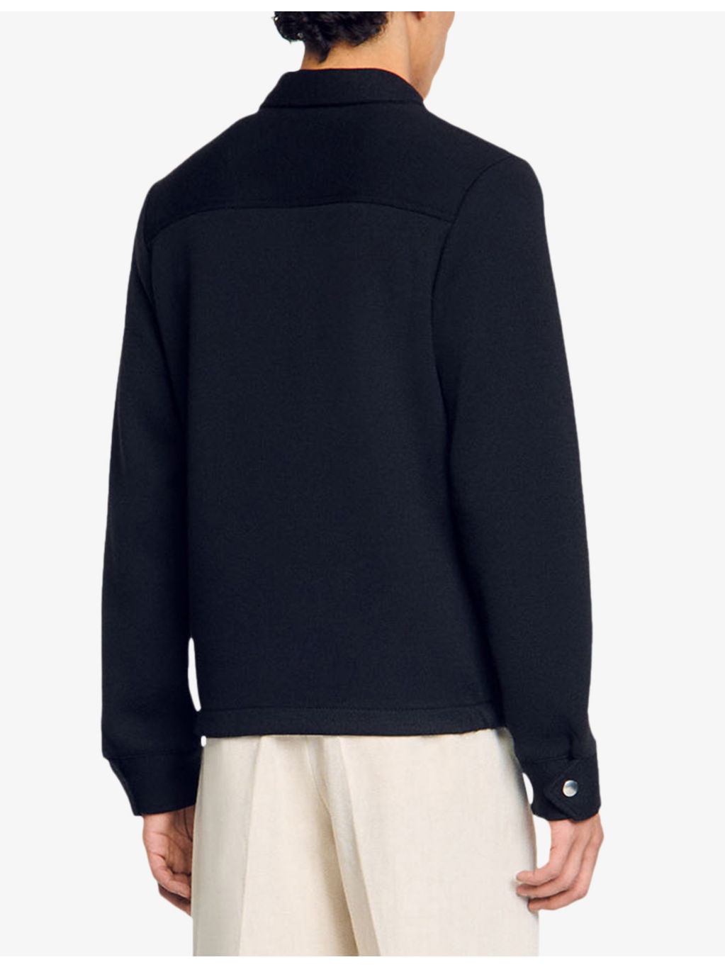 Long-sleeve regular-fit knitted jacket - 4