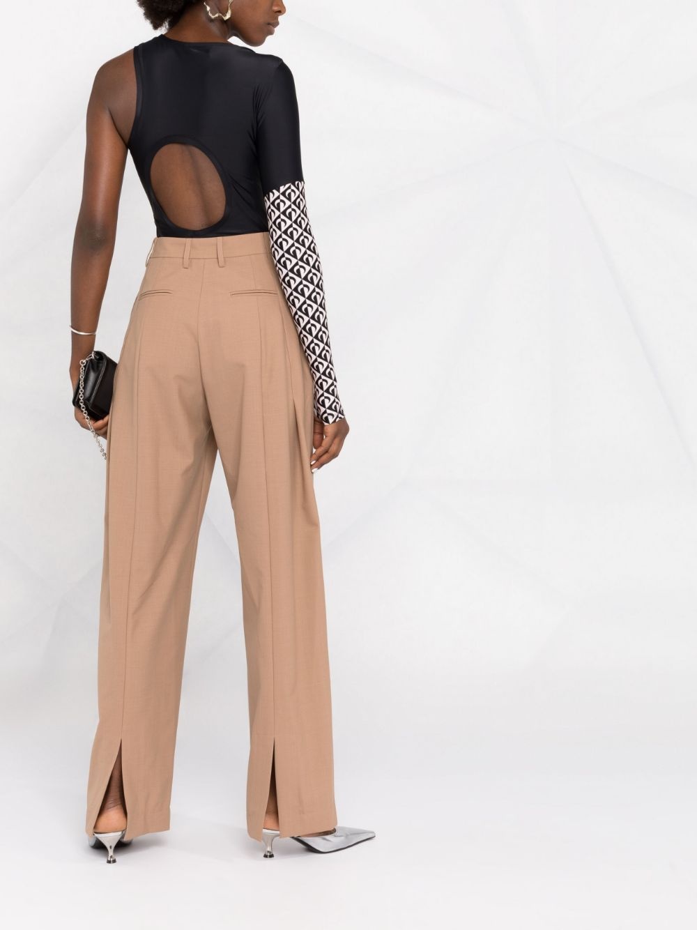 tailored wide-leg trousers - 4