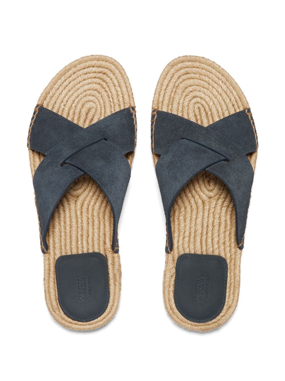 crossover-strap suede espadrilles - 3