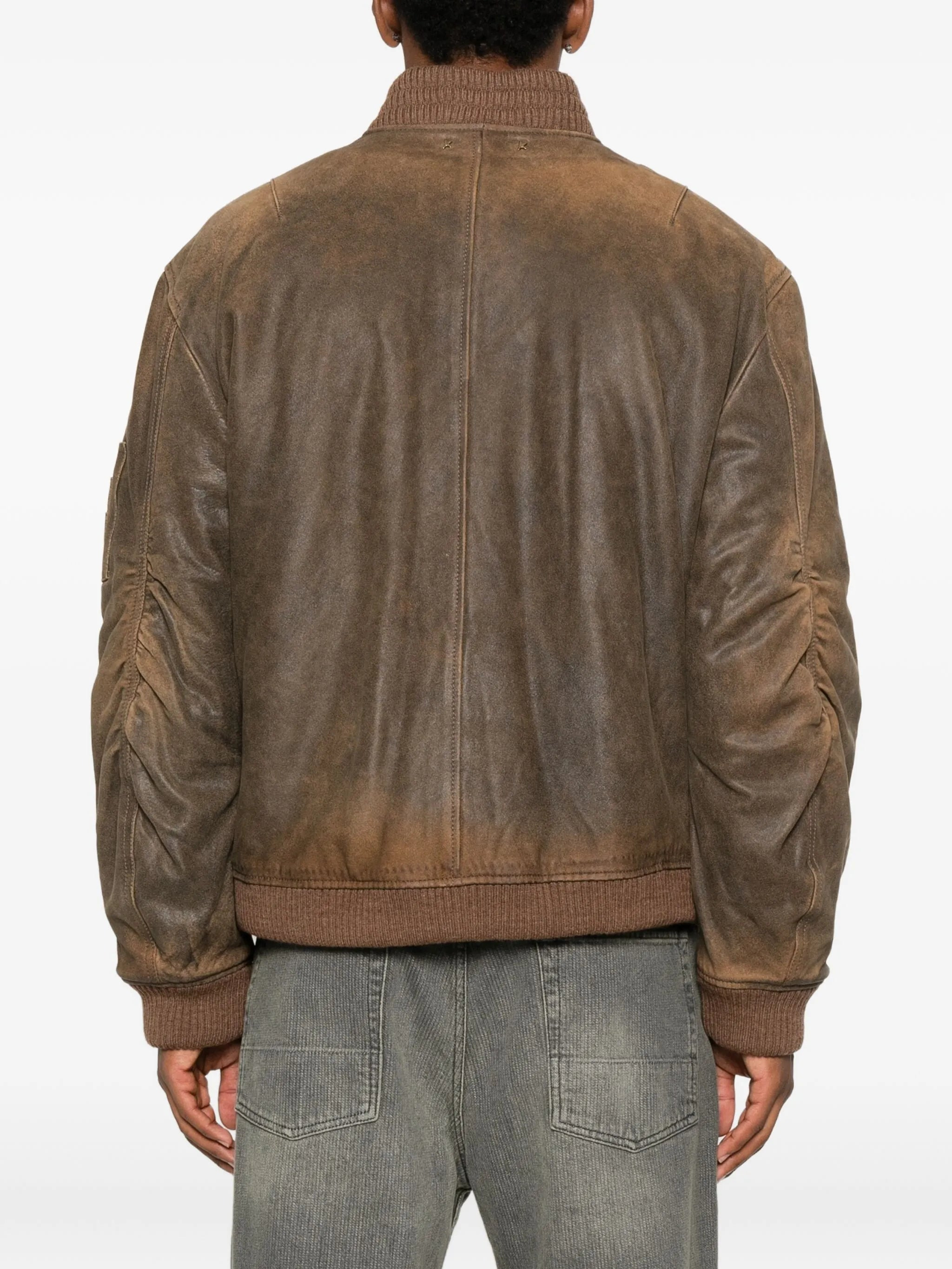 Golden Goose Zip-fastening Leather Jacket - 4