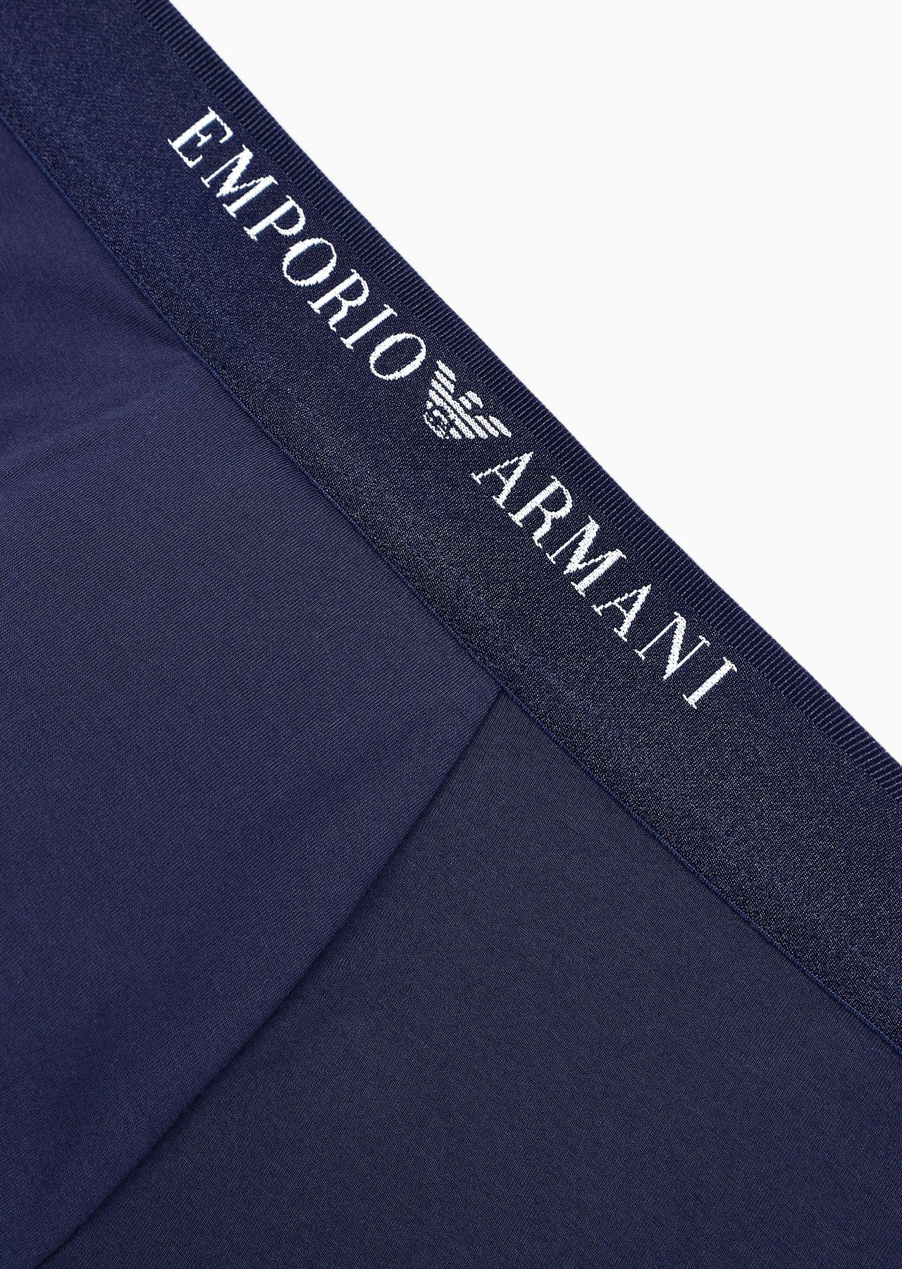 Soft modal boxer briefs with logo waist - 4