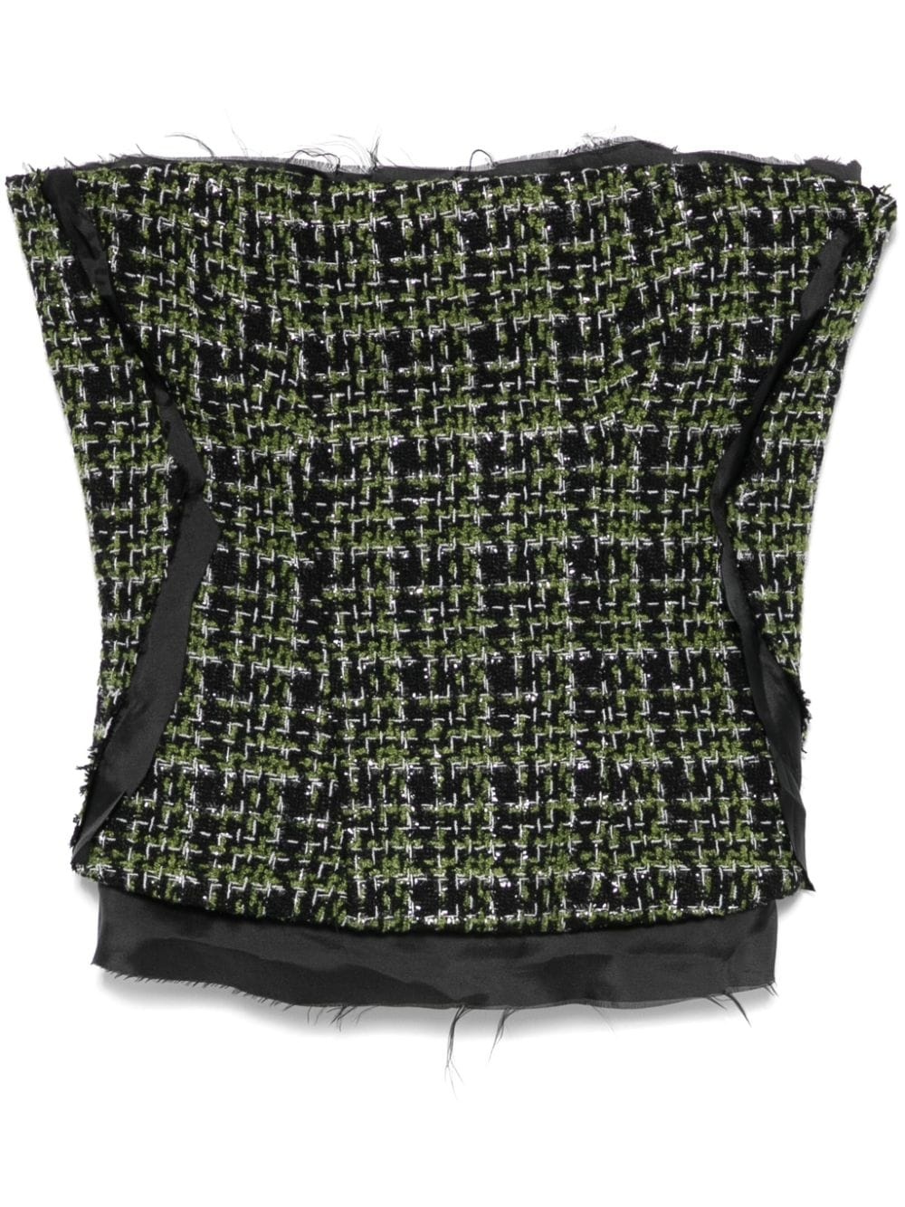 Deconstructed Tweed corset - 1