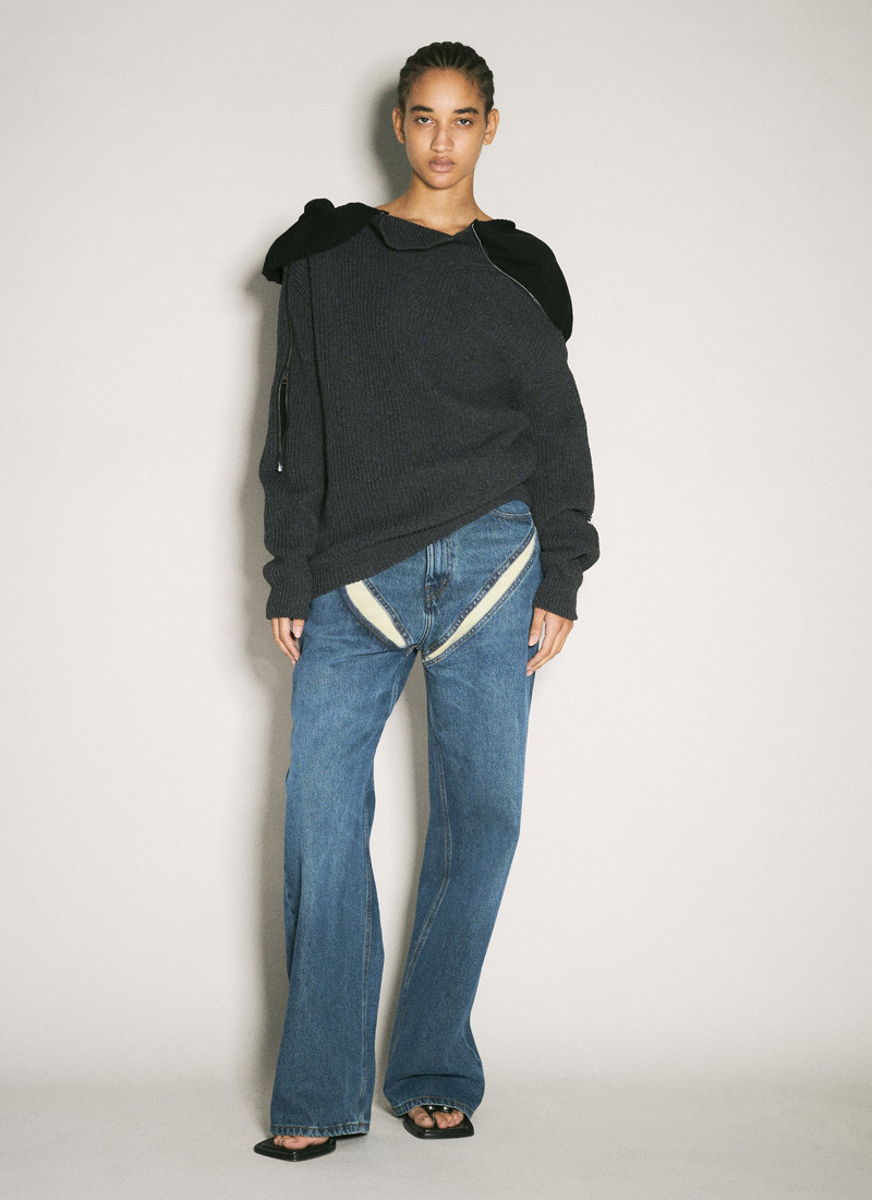 Y/Project Zip-Insert Knit Sweater outlook
