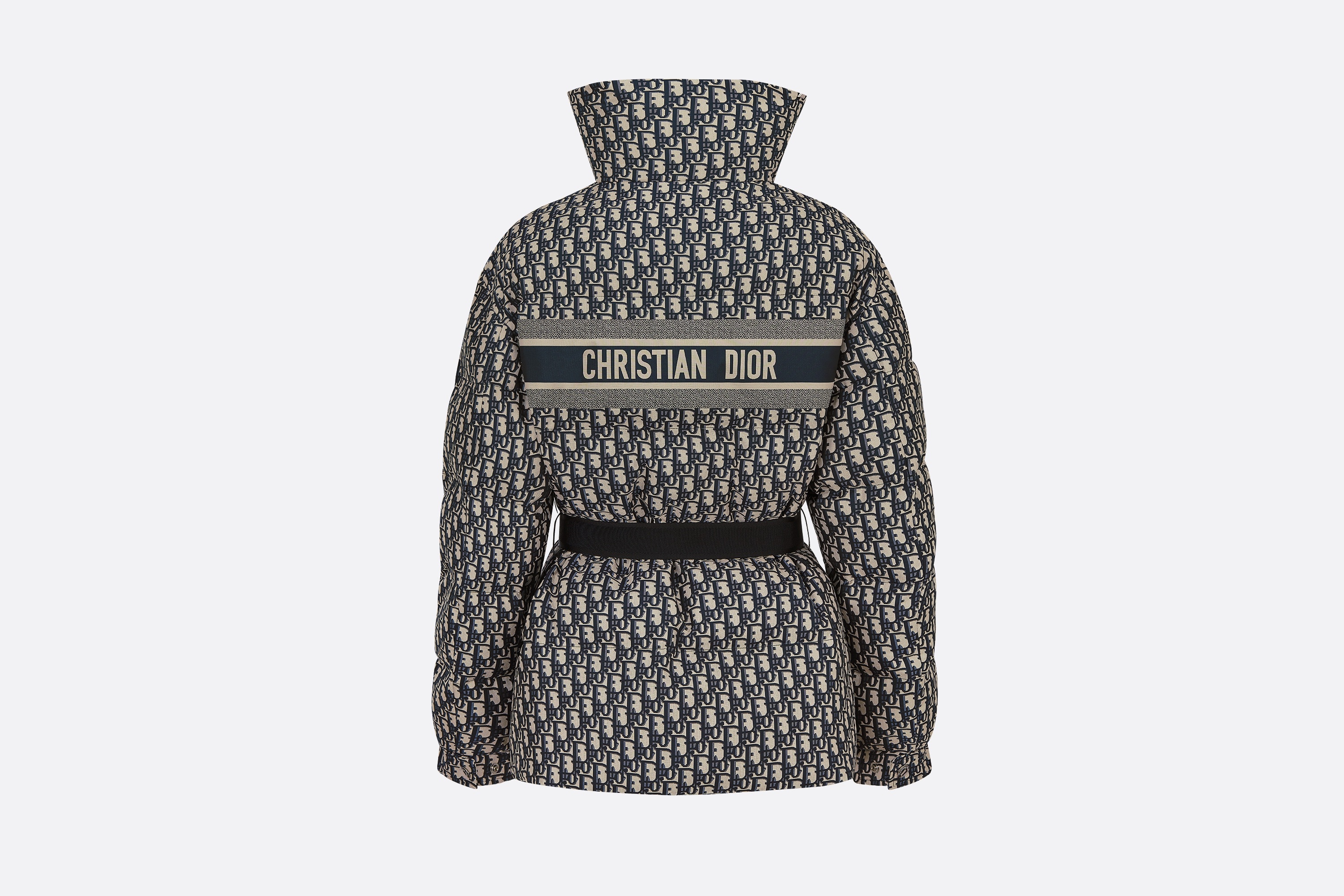 23C【DIOR】Coat with belt バージンウール×シルク Coat with Belt Gray Double-Sided Virgin Wool | DIOR
