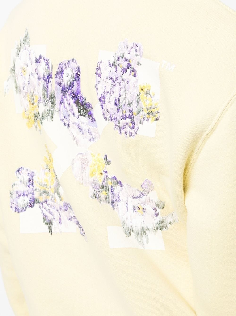 floral embroidered arrows hoodie - 10