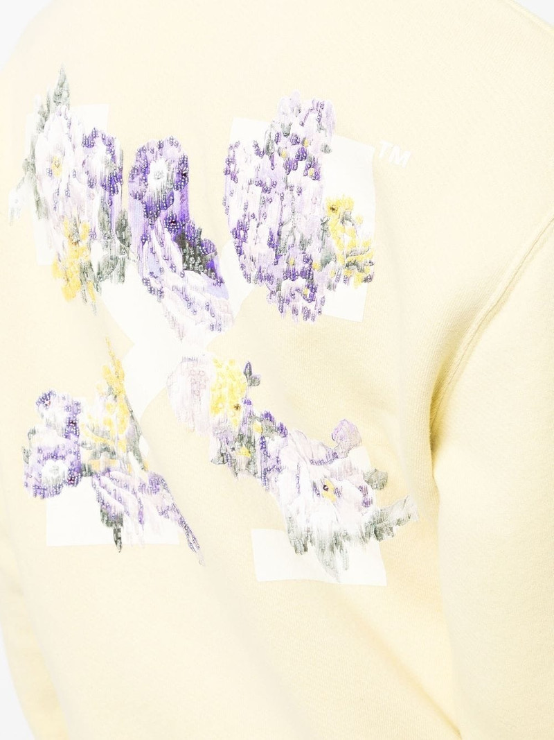 floral embroidered arrows hoodie 5