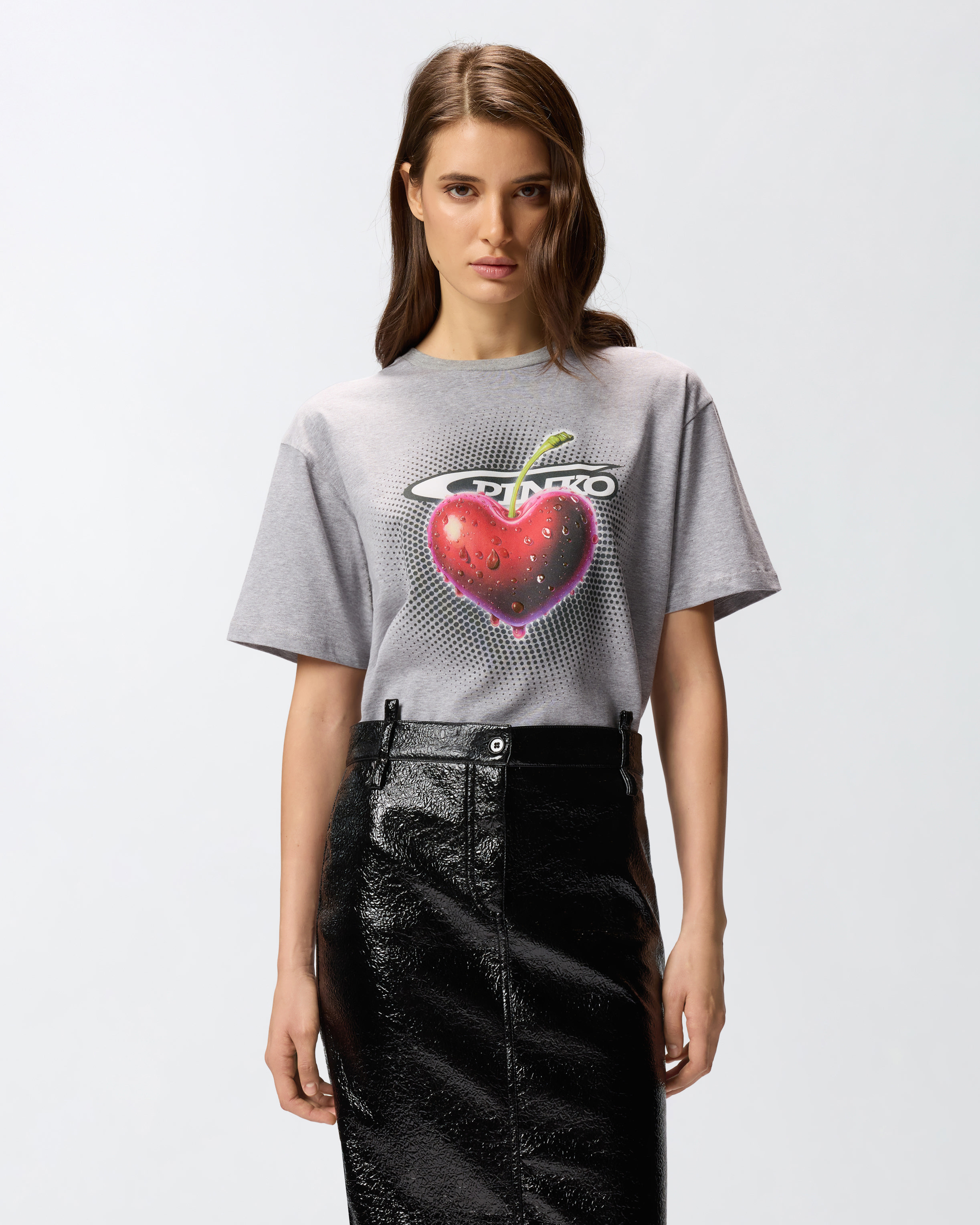 PRINTED MELANGE T-SHIRT - 2