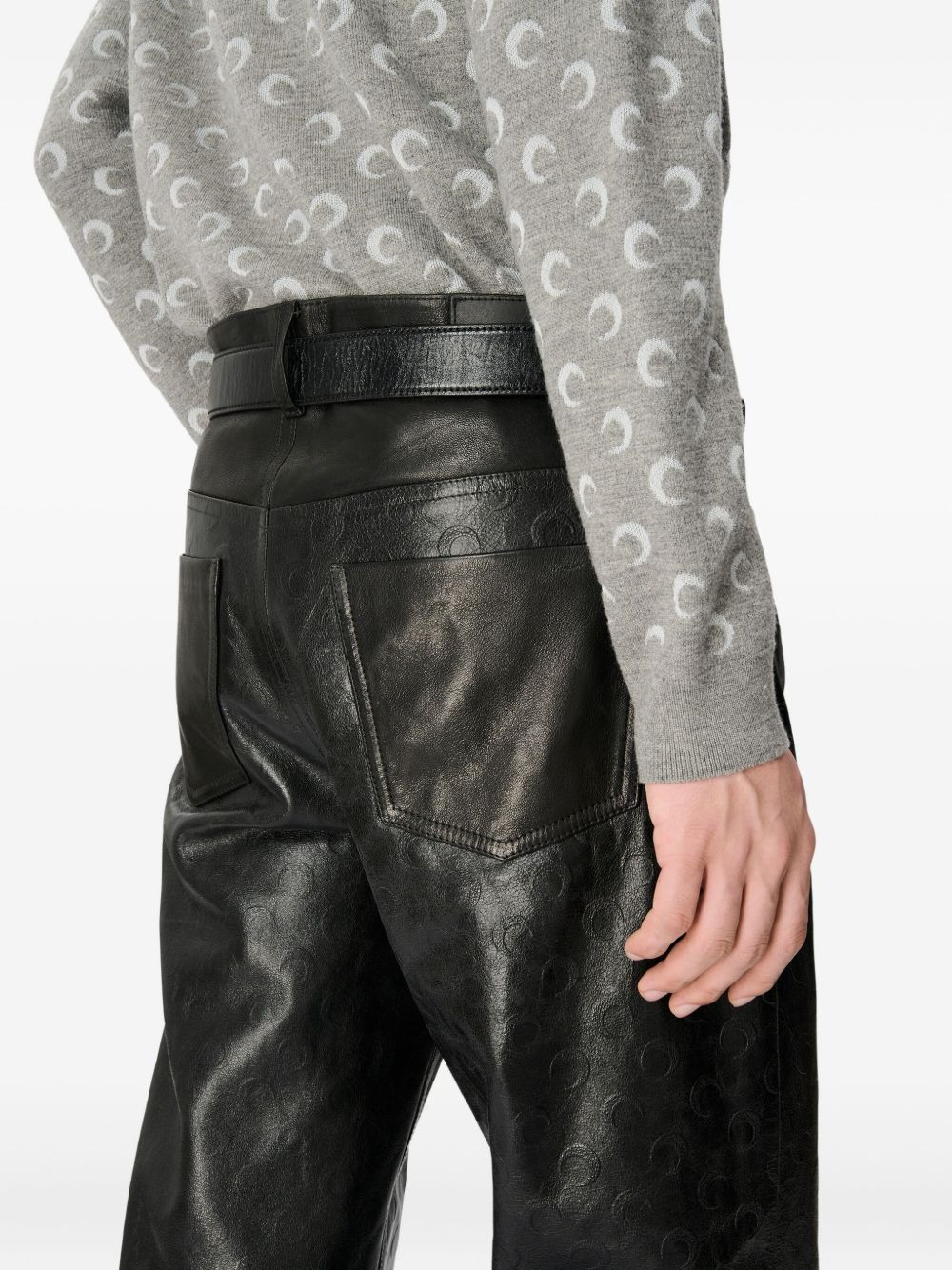moon-jacquard sweater - 5