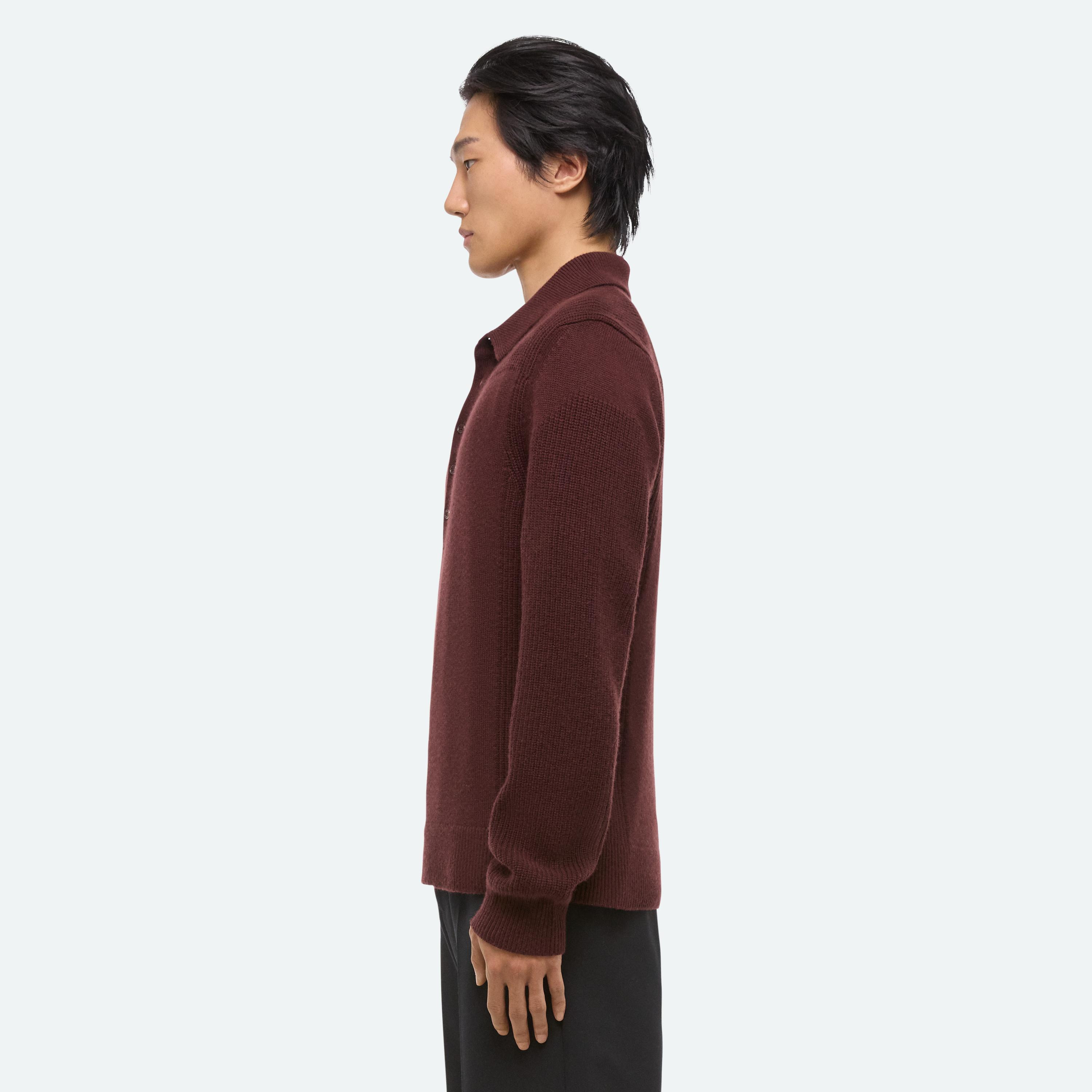 BLOCK POLO SWEATER - 5