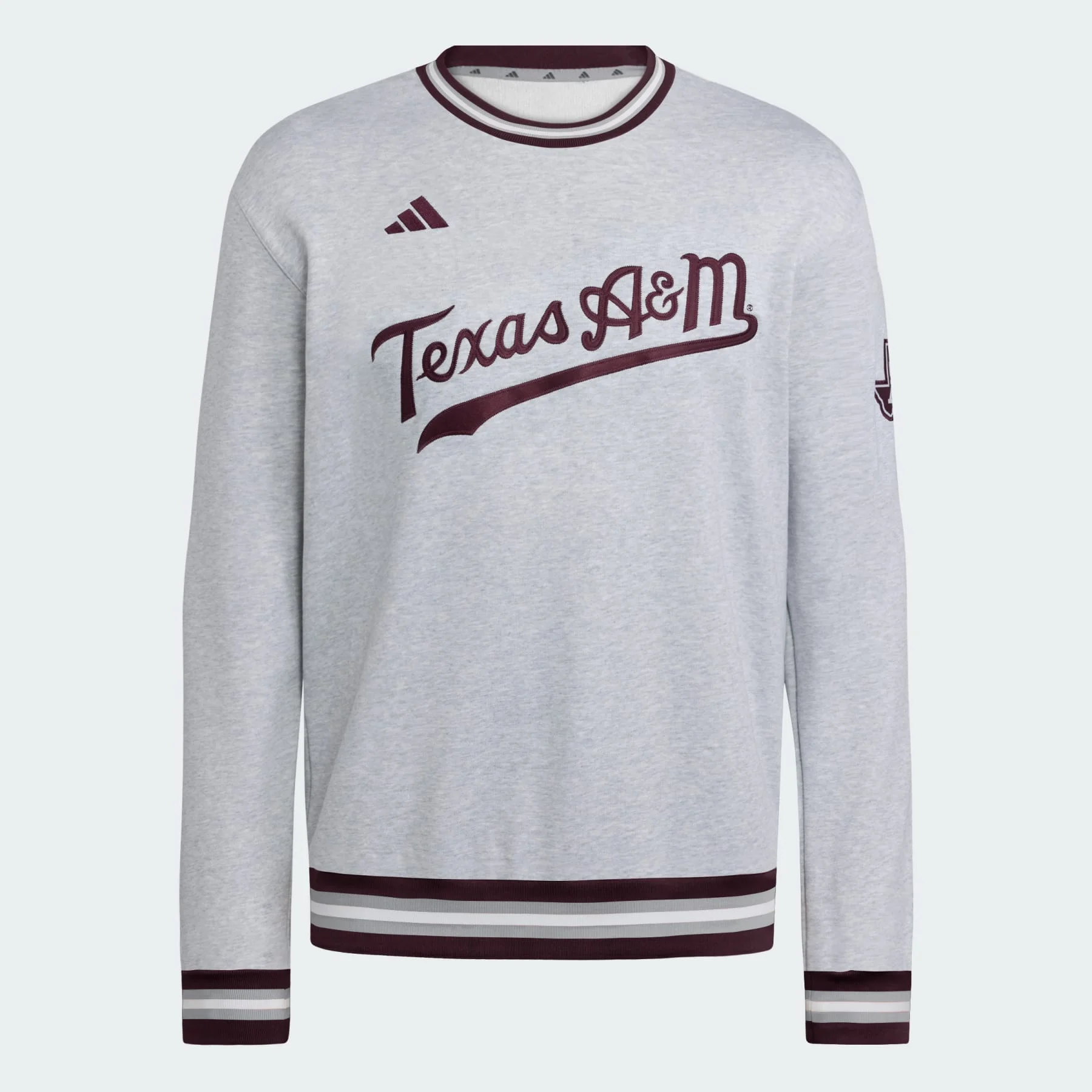 Texas A&M Ribbed Crew - 1