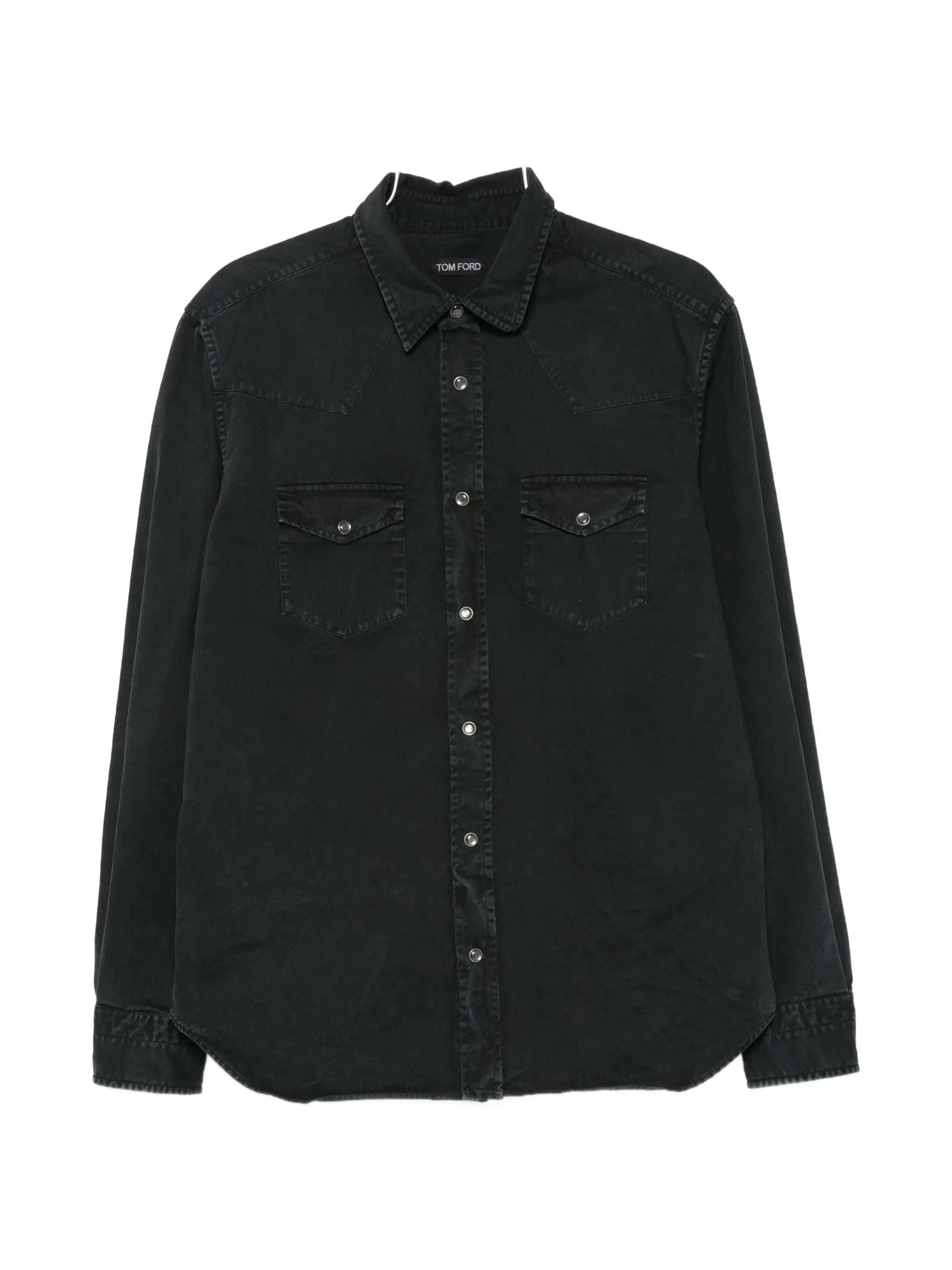 Tom Ford Long-sleeve Denim Shirt - 1