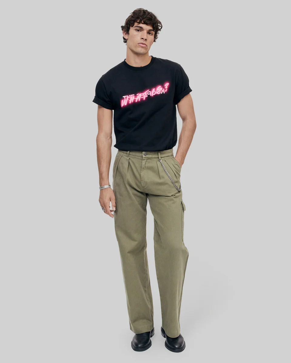 MEN'S WHAT IS BLACK T-SHIRT - 1