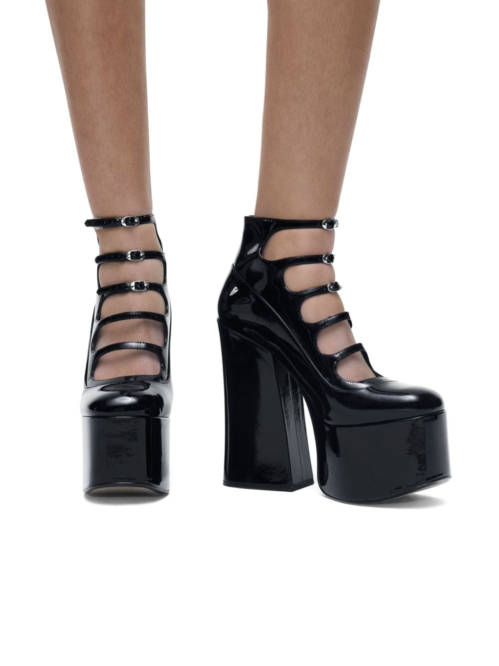 Kiki 160mm leather pumps - 6