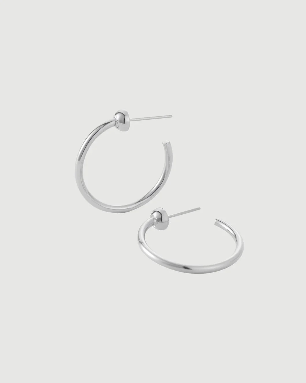 MINI ICON HOOPS SILVER - 1