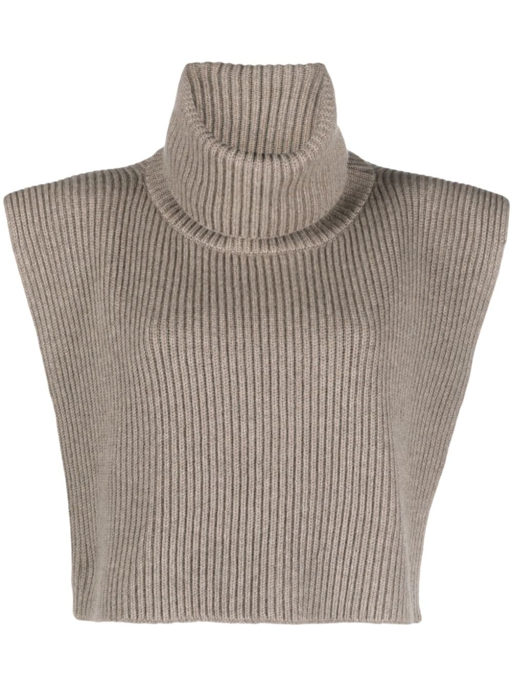 Eppie roll-neck cashmere collar - 1