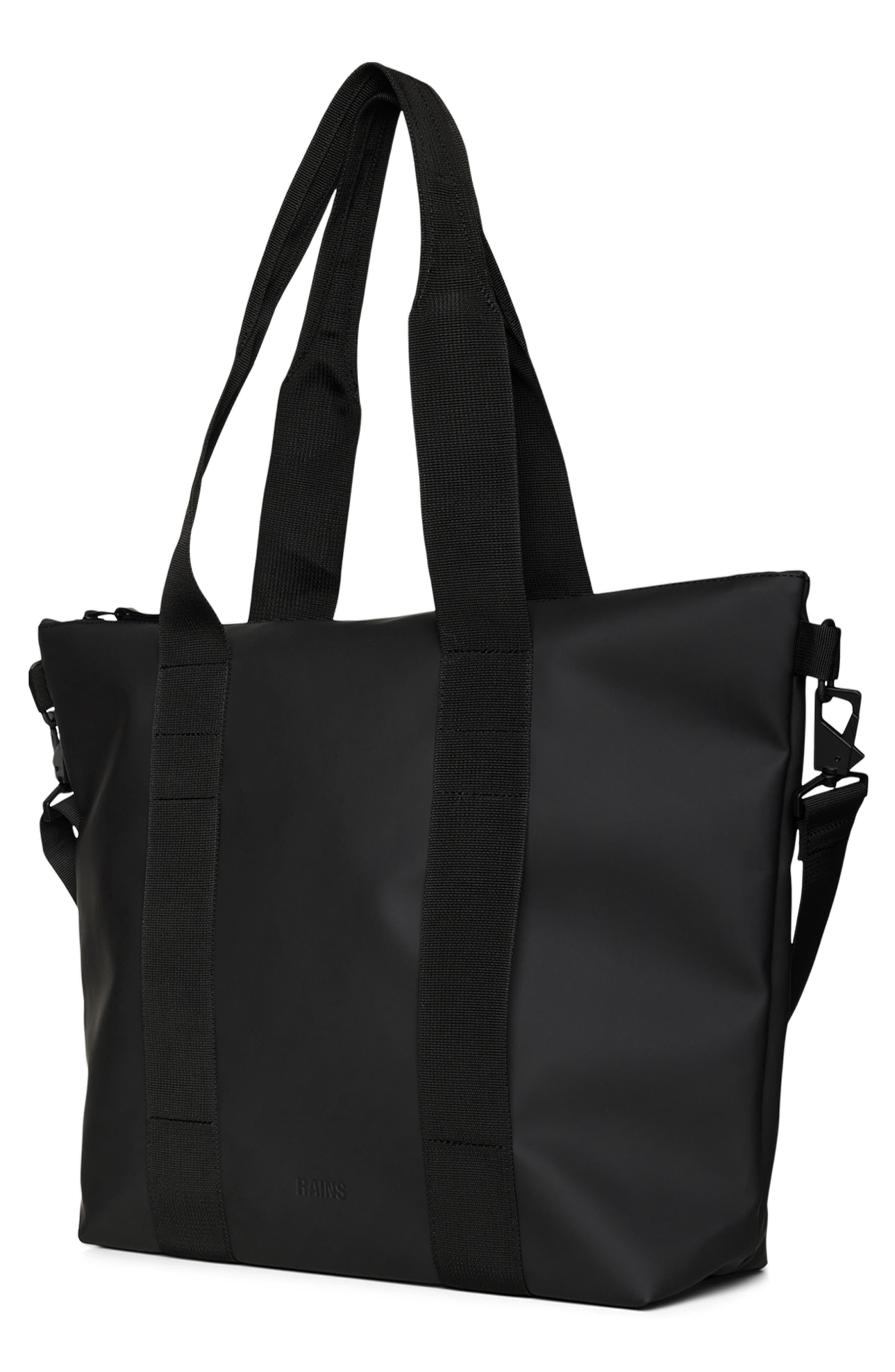 Rains Waterproof Tote Bag in Black at Nordstrom - 3