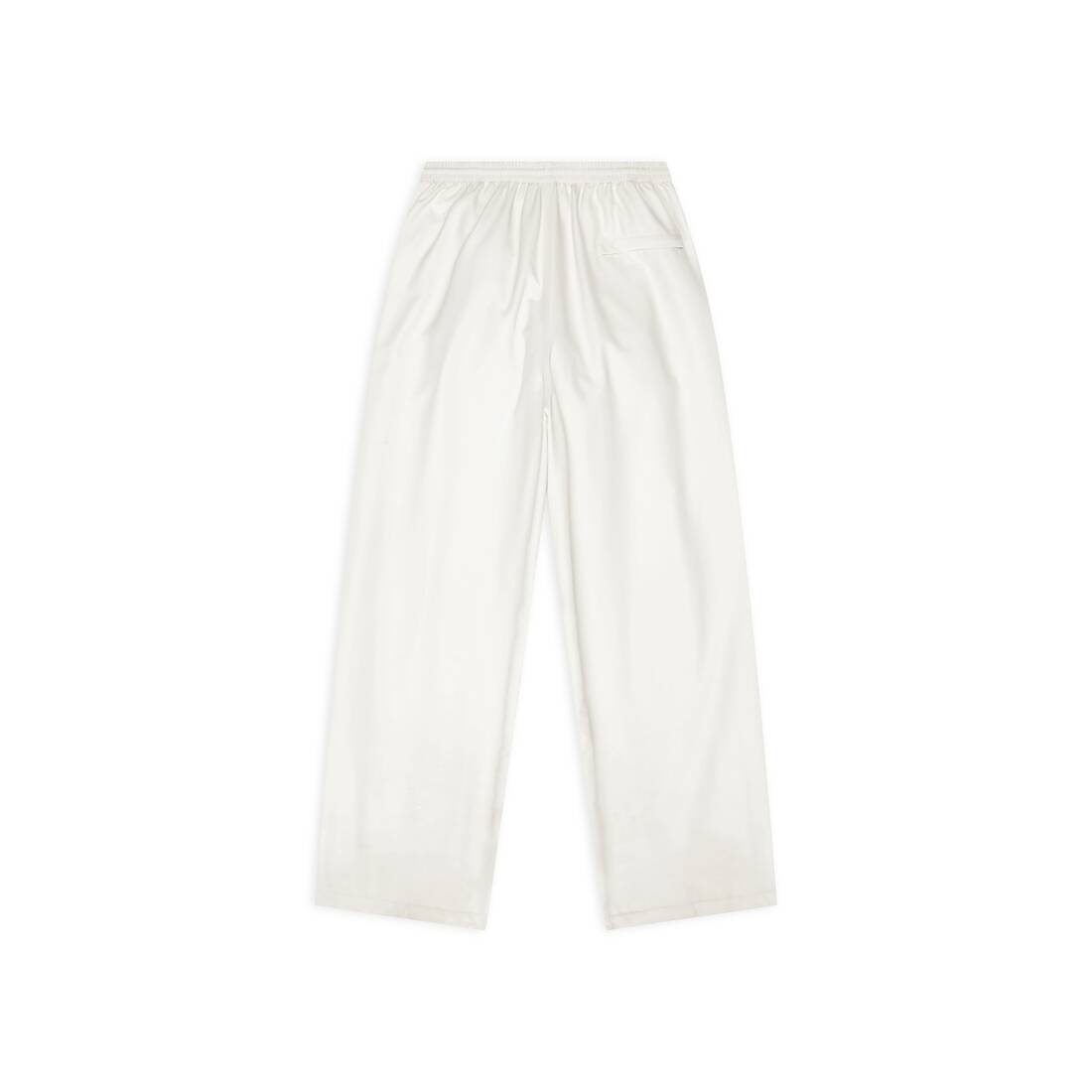 Sporty B Oversized Tracksuit Pants in White - 5