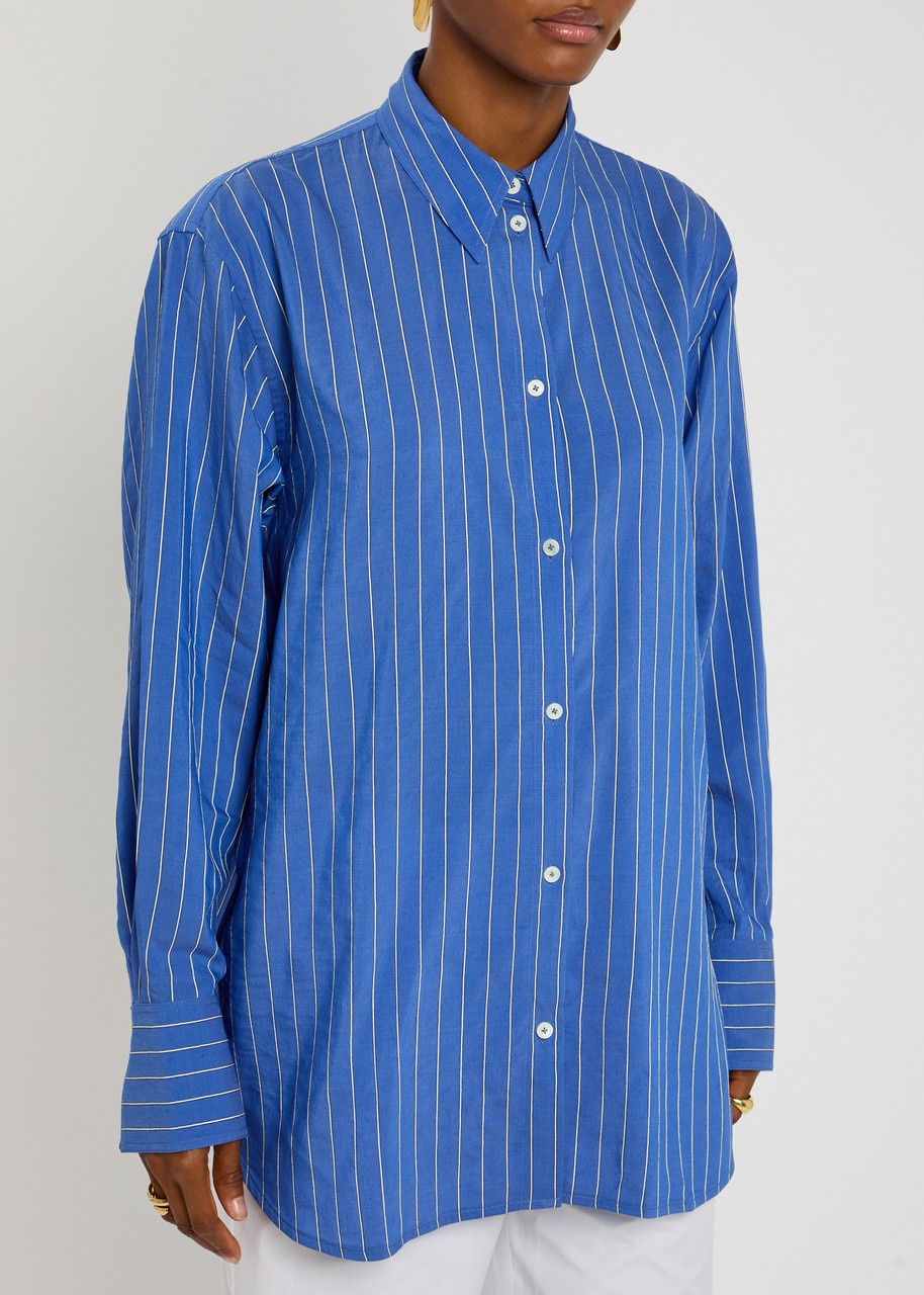 Toteme Striped Woven Shirt - 2