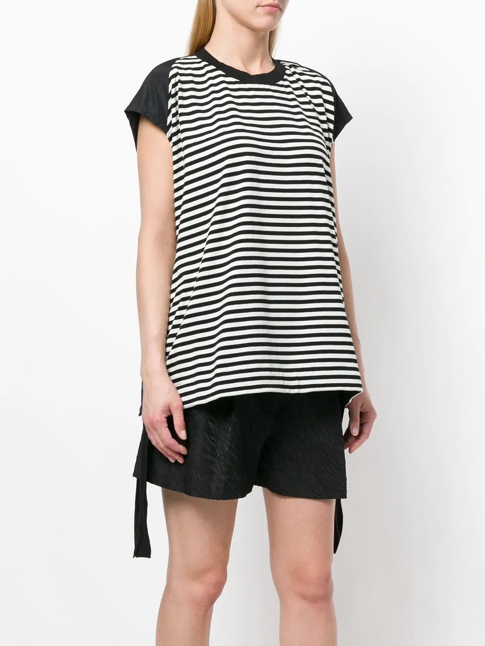 striped short-sleeve T-shirt - 3