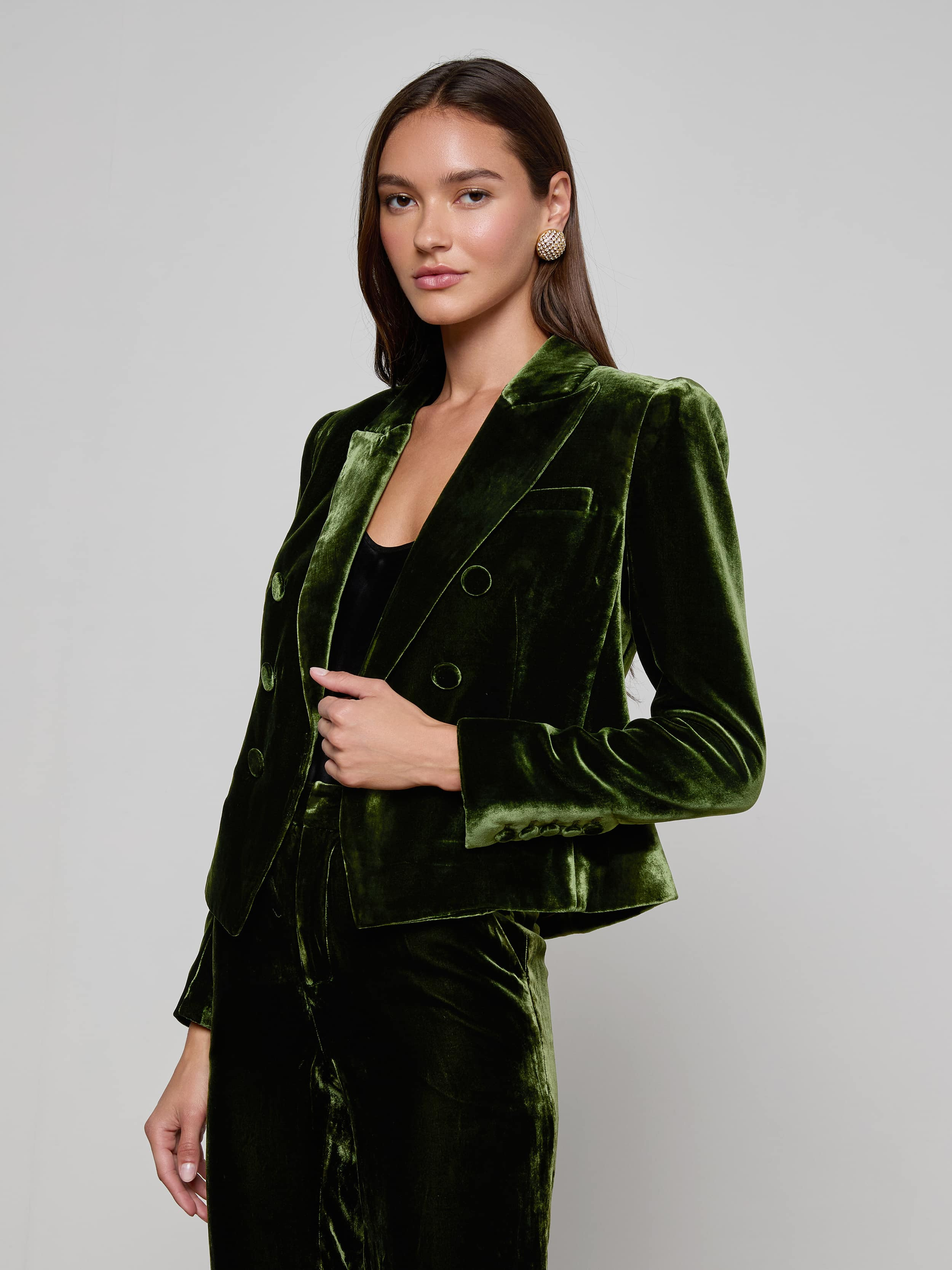 Brooke Velvet Blazer - 3
