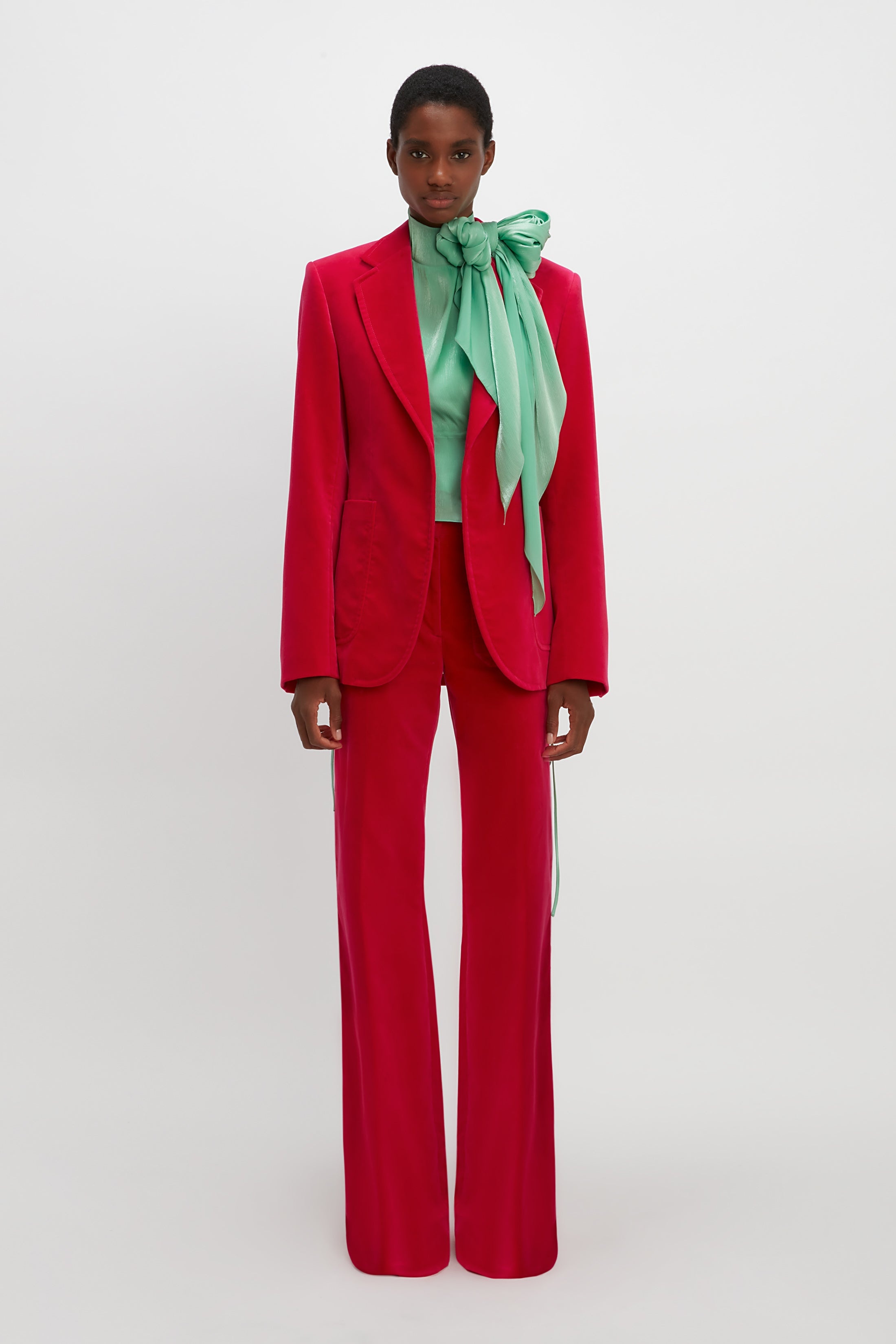 Patch Pocket Jacket in Hot Pink - 2