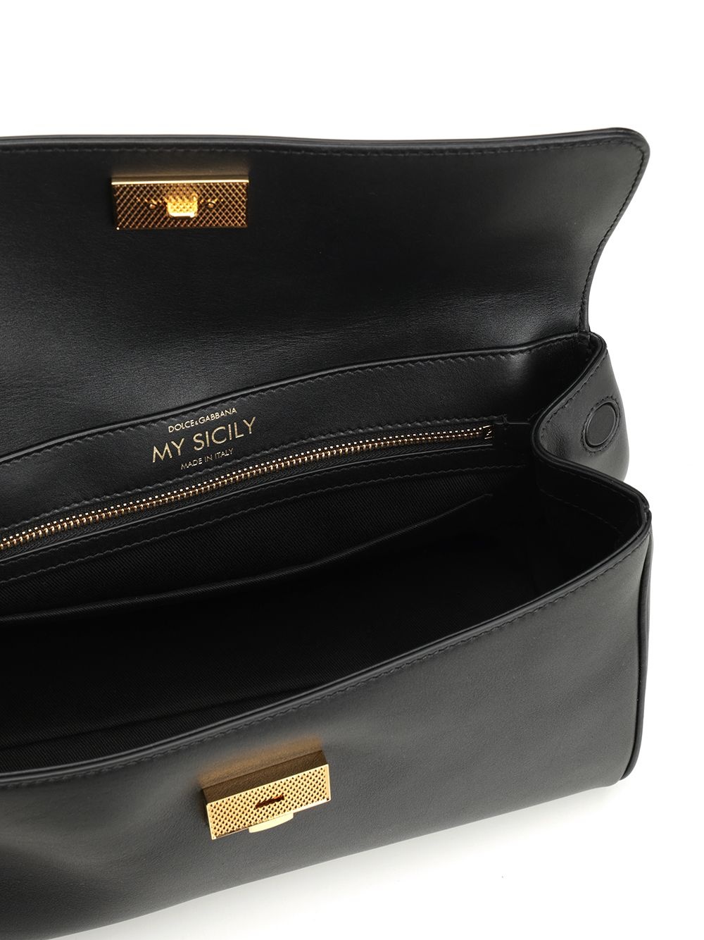 Medium Sicily Handbag Handbags Black - 4