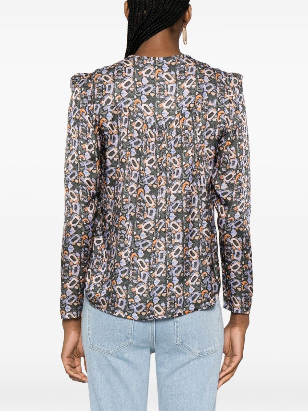 Lensy floral-print blouse - 4