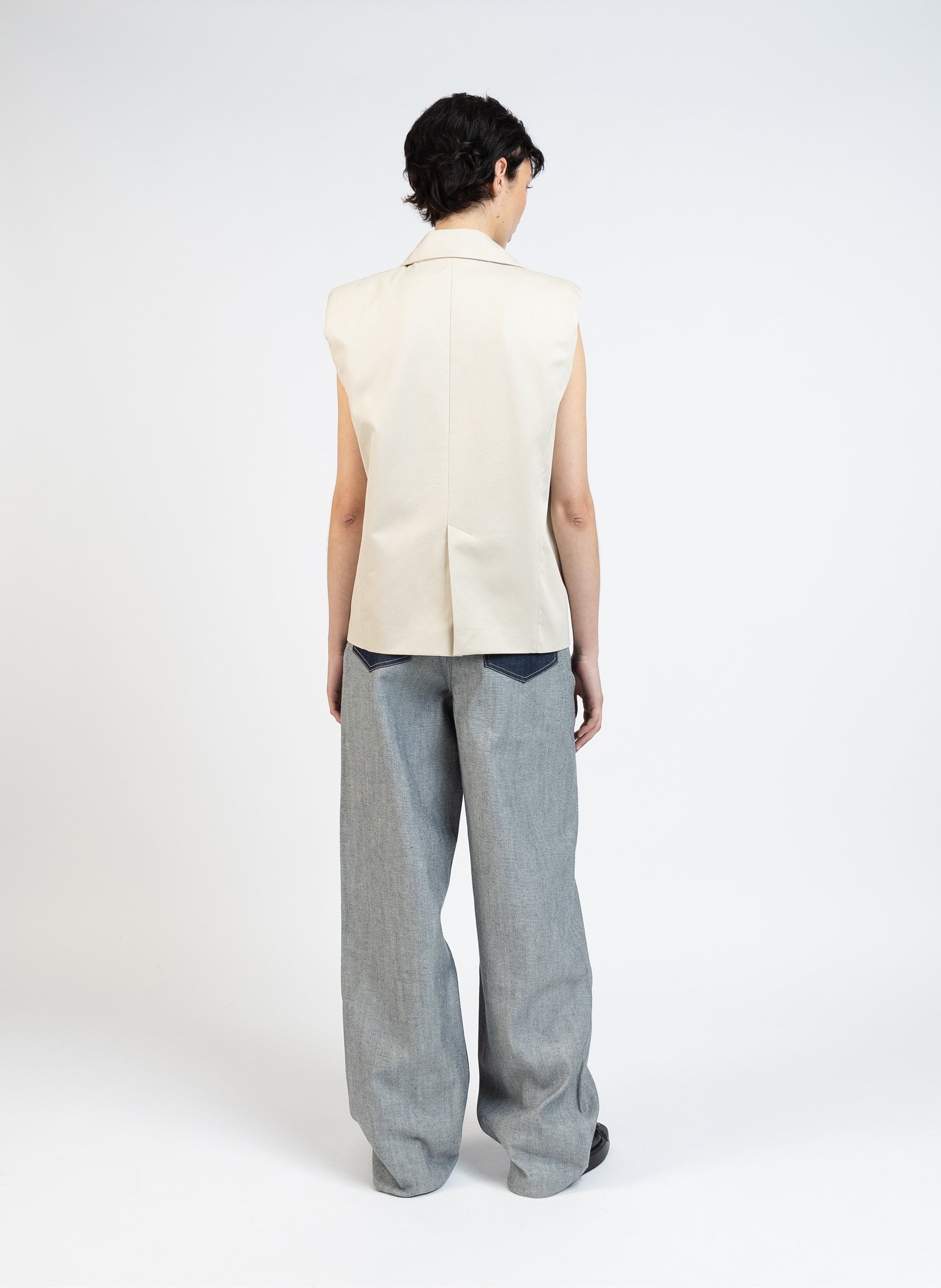 Gilet Jacket/Beige - 5