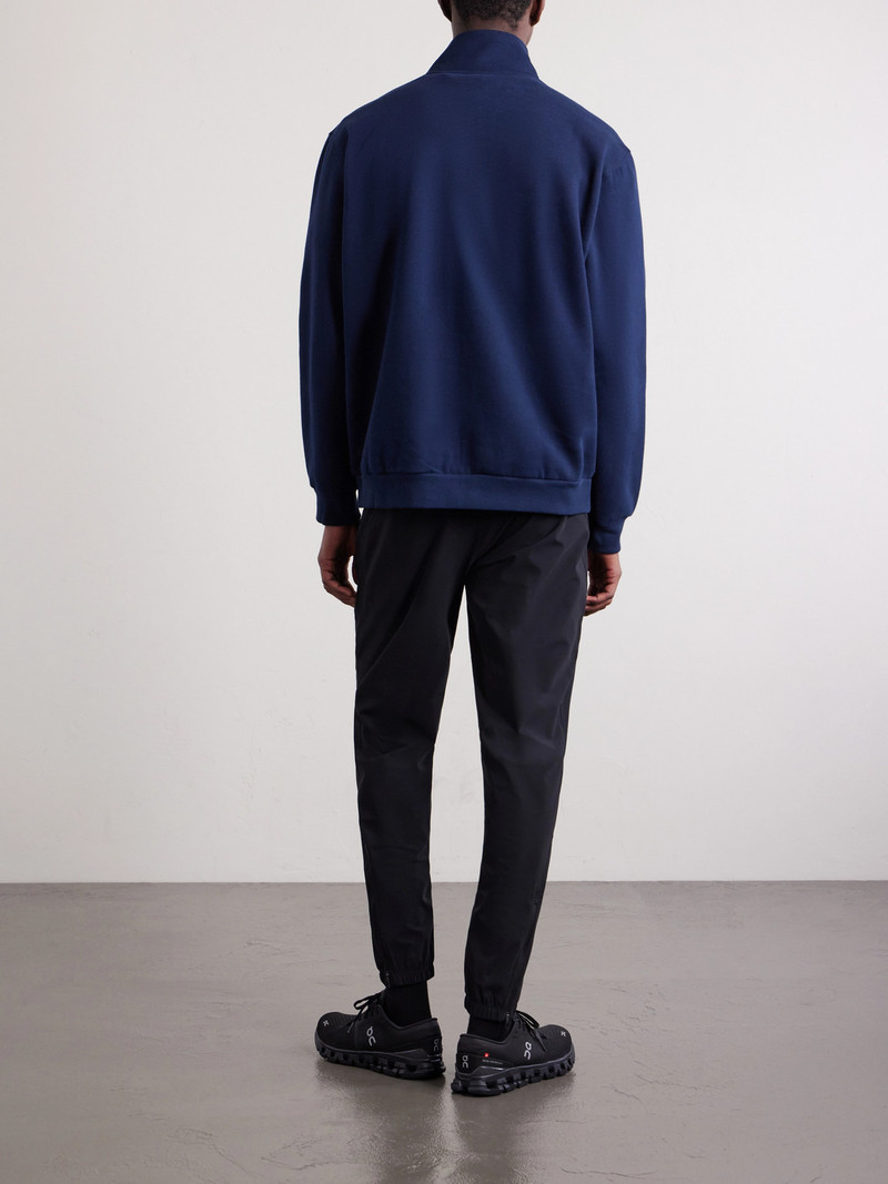 Steady State Cotton-Blend Jersey Half-Zip Sweatshirt 4