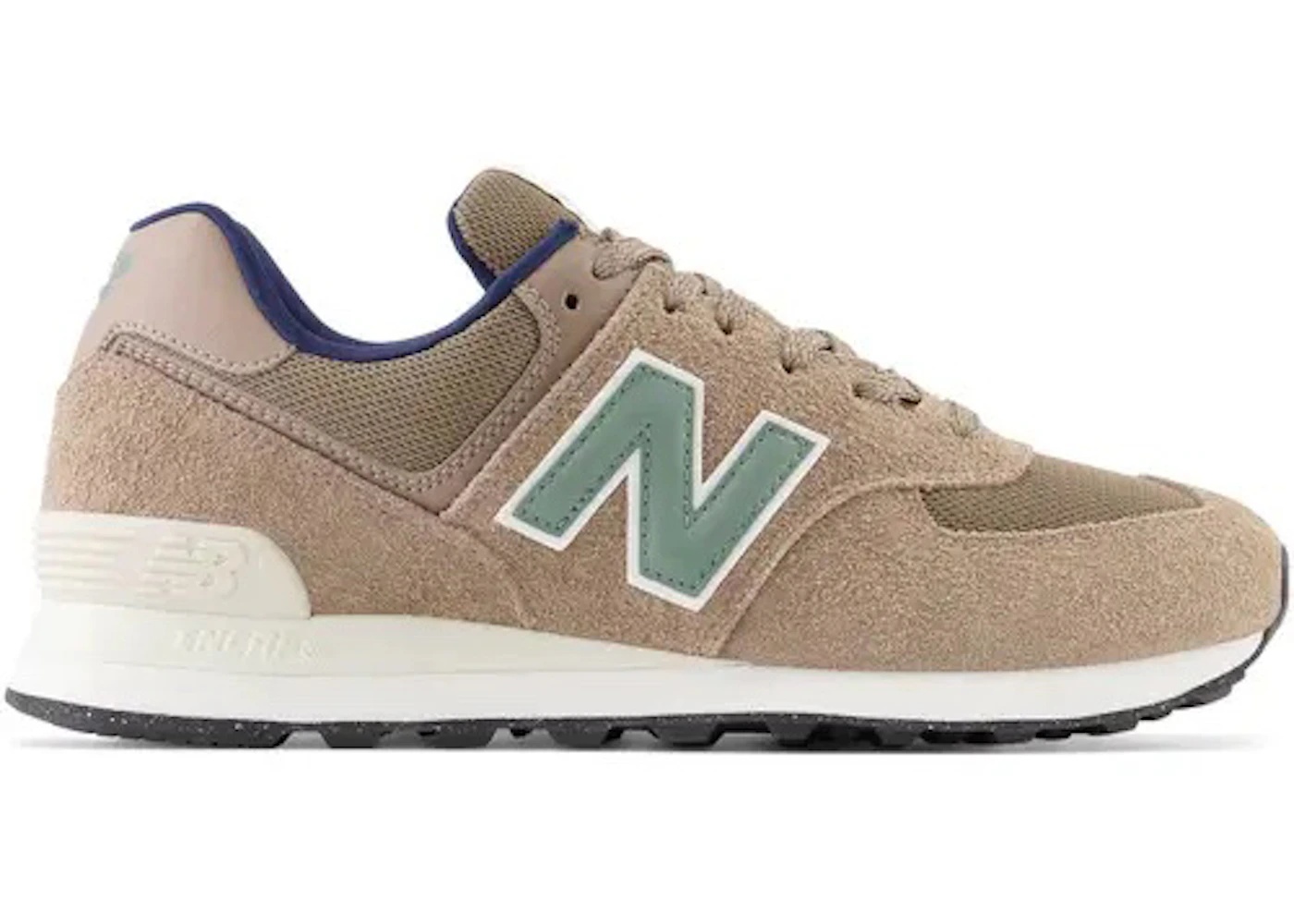 New Balance 574 Brown Grey Navy - 1