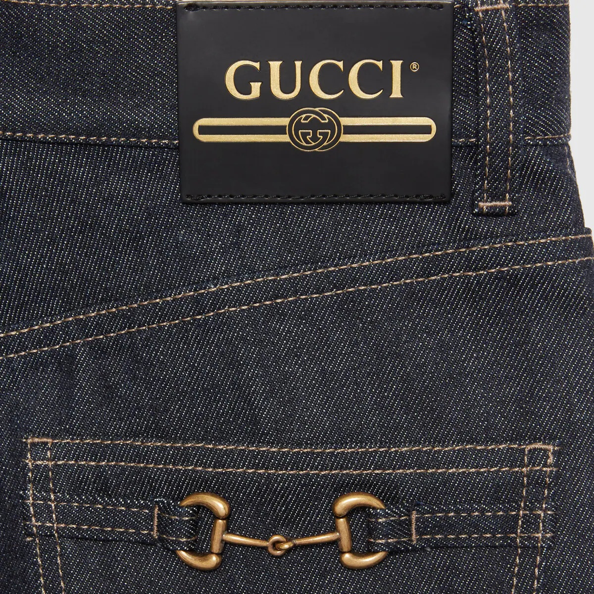 Denim shorts with Horsebit - 5