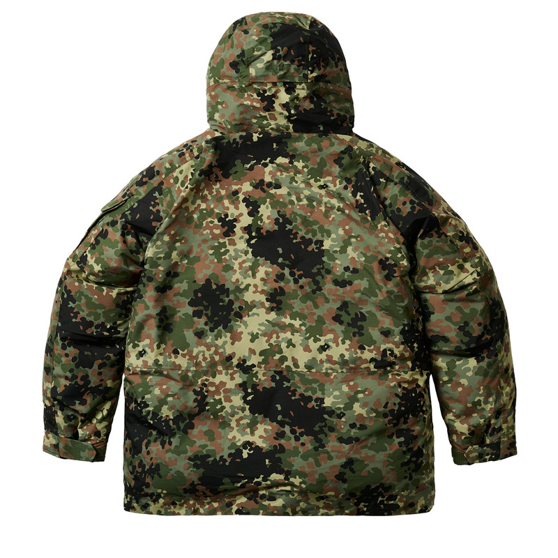 GORE-TEX WINDSTOPPER DOWN PARKA FLECKTARN CAMO 4