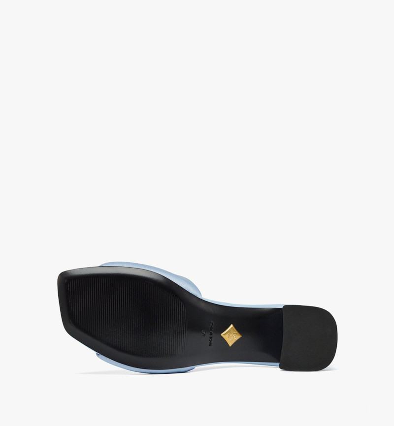 Strass Logo Heel Sandals 4