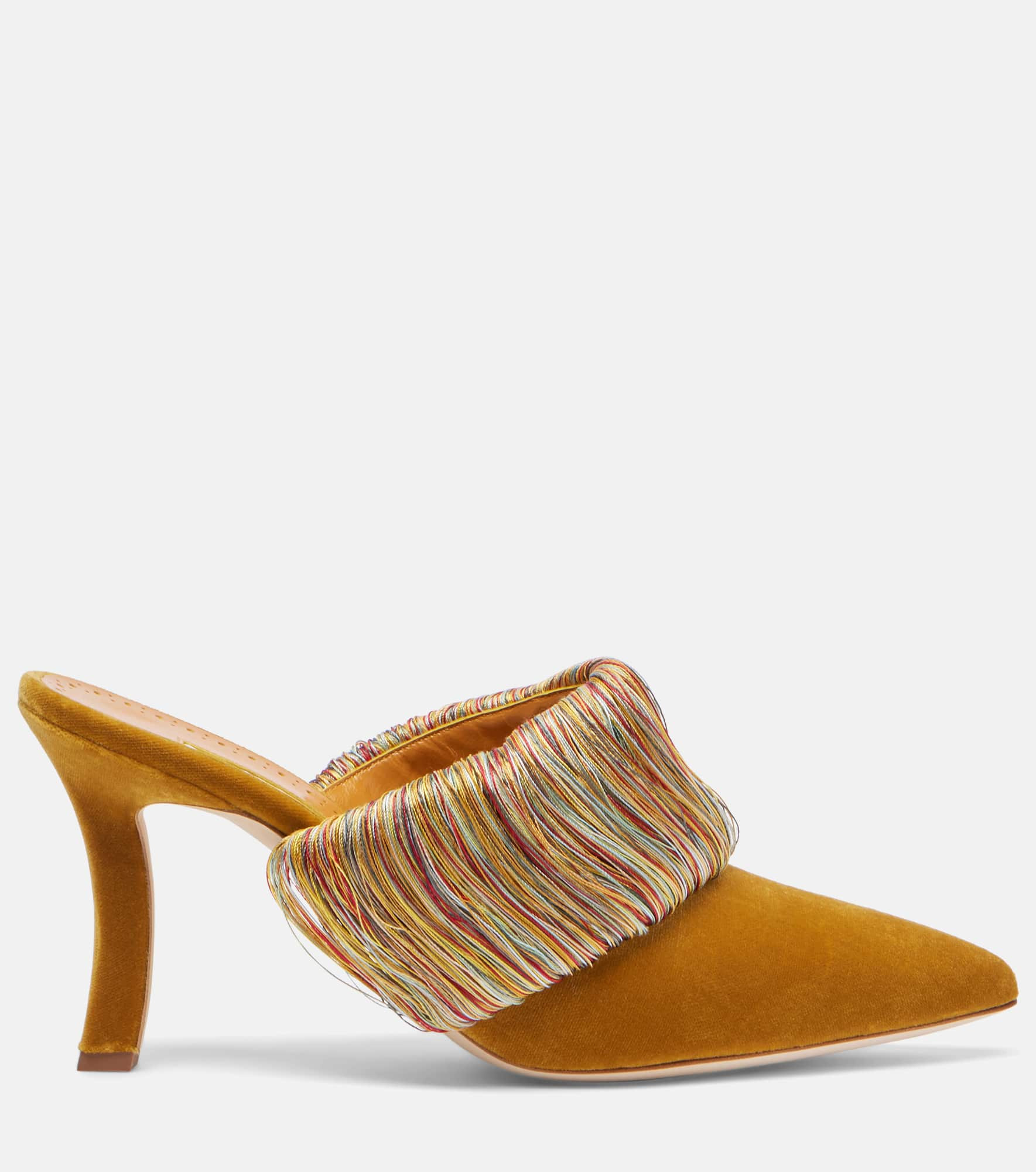 Caldean 90 velvet mules - 4