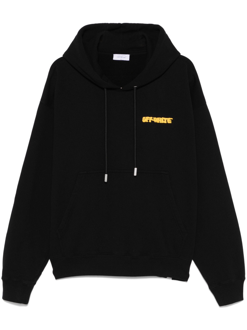 puffy-logo hoodie 1