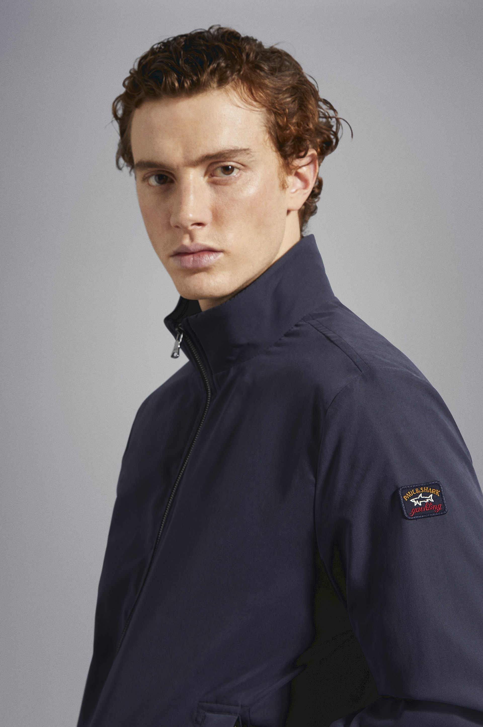 MICROFIBER BLOUSON WITH ICONIC BADGE - 4