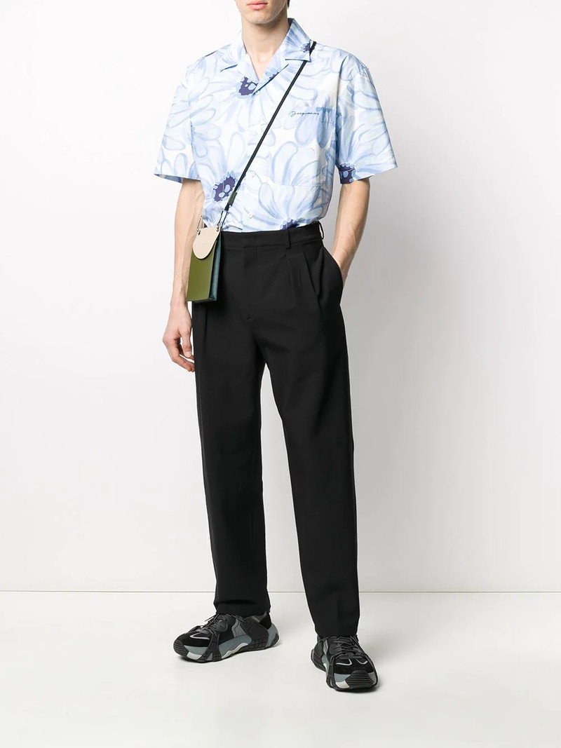 Valentino pleat detail tailored trousers outlook